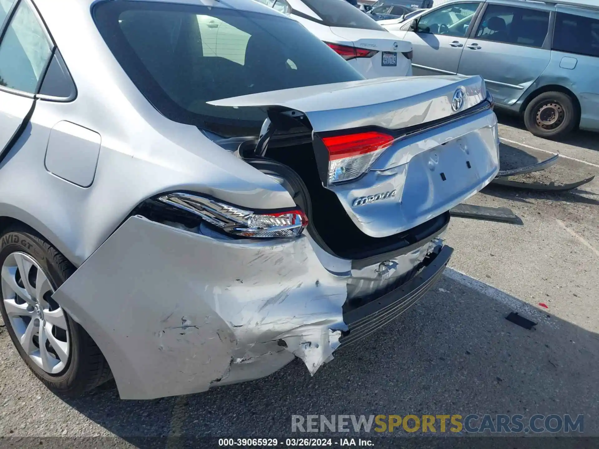 6 Photograph of a damaged car JTDB4MEE0PJ007401 TOYOTA COROLLA 2023