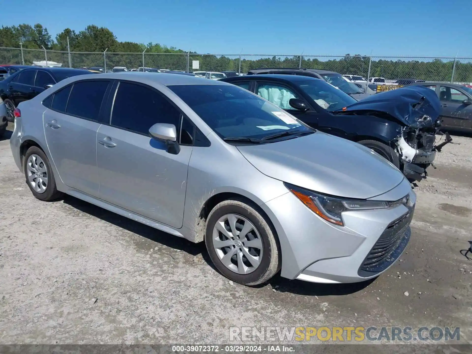 1 Photograph of a damaged car JTDB4MEE1PJ003857 TOYOTA COROLLA 2023