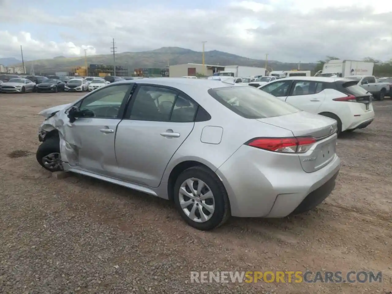 2 Photograph of a damaged car JTDB4MEE2PJ001762 TOYOTA COROLLA 2023