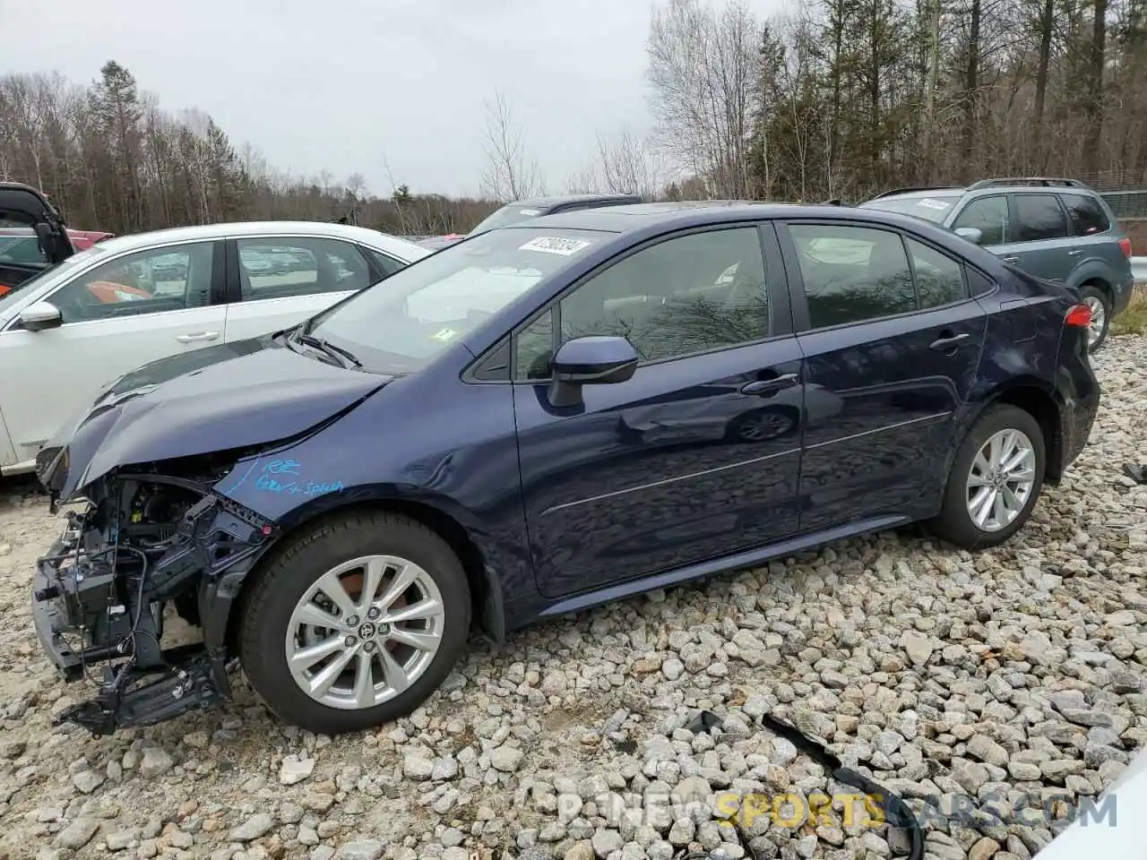 1 Photograph of a damaged car JTDB4MEE2PJ008615 TOYOTA COROLLA 2023