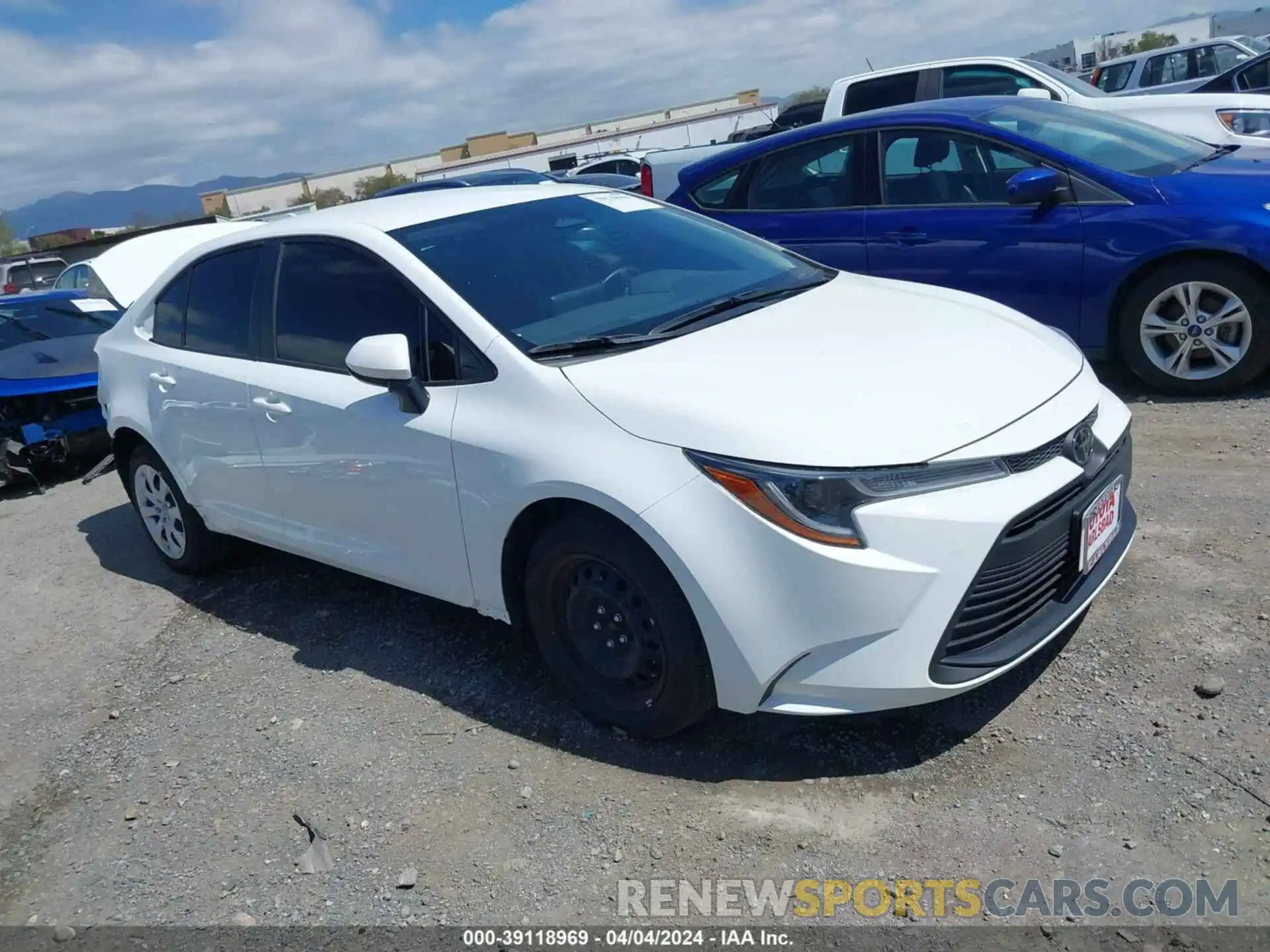 1 Photograph of a damaged car JTDB4MEE3P3015299 TOYOTA COROLLA 2023