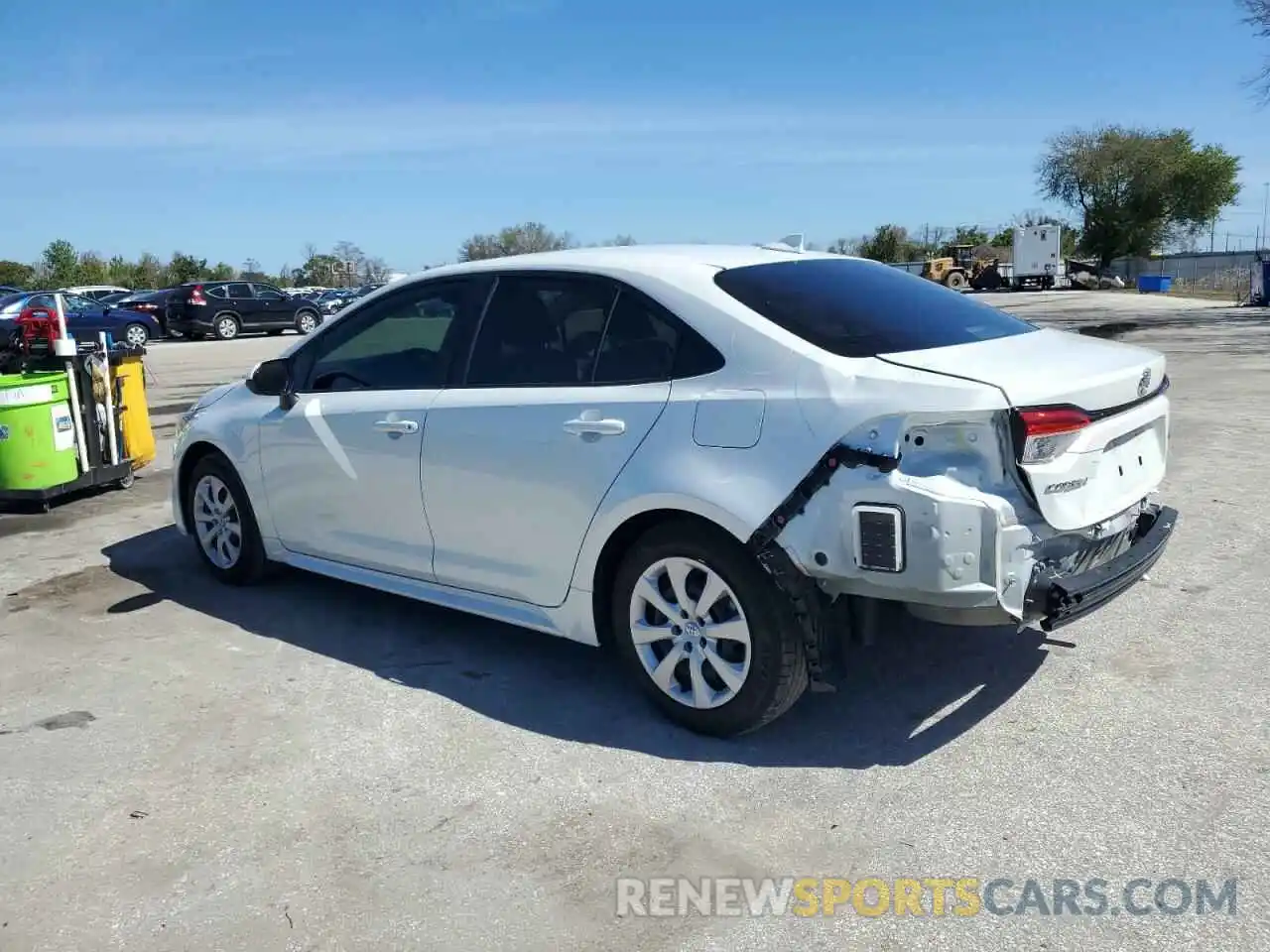 2 Photograph of a damaged car JTDB4MEE3PJ005920 TOYOTA COROLLA 2023