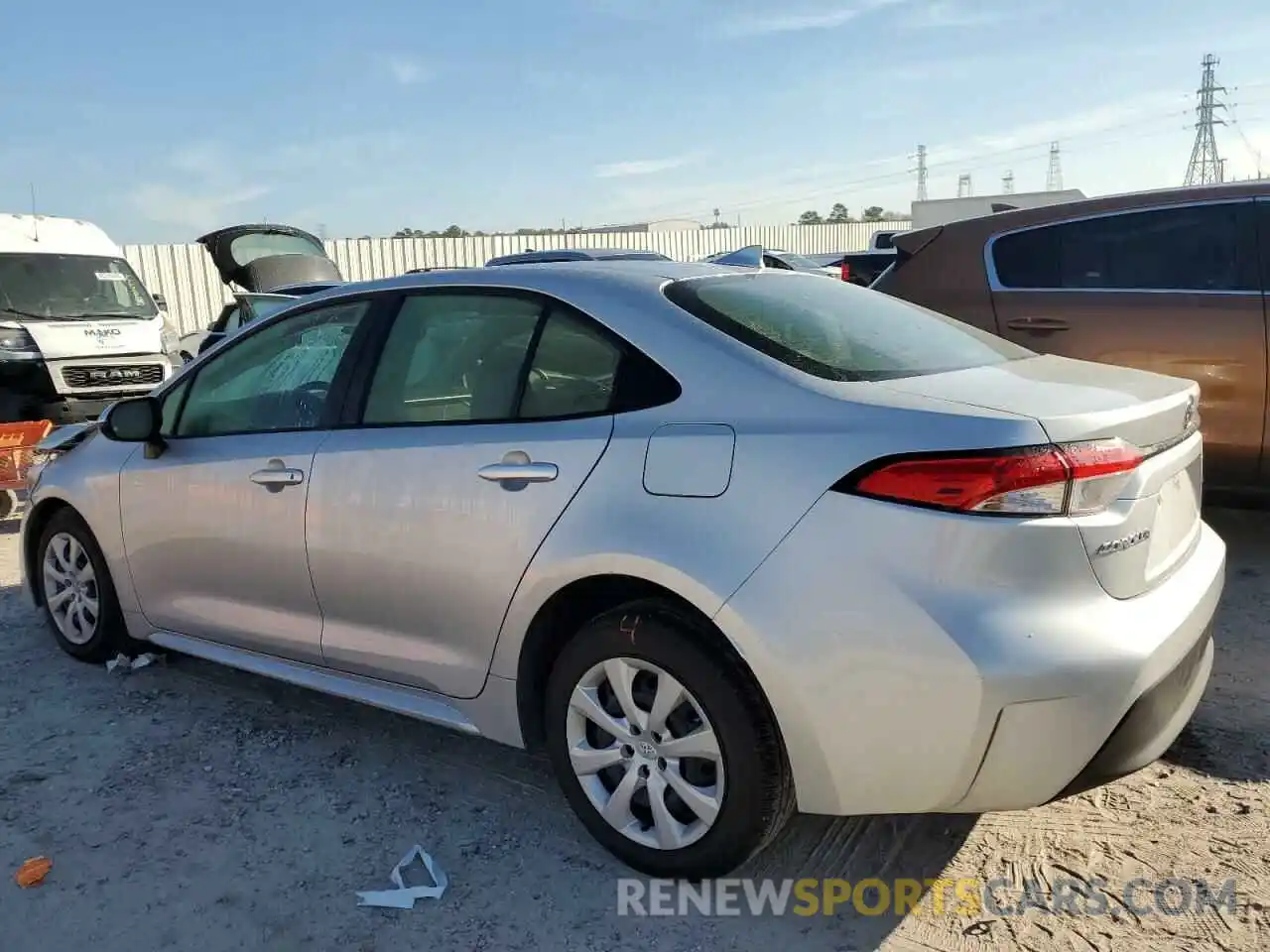 2 Photograph of a damaged car JTDB4MEE4PJ000290 TOYOTA COROLLA 2023