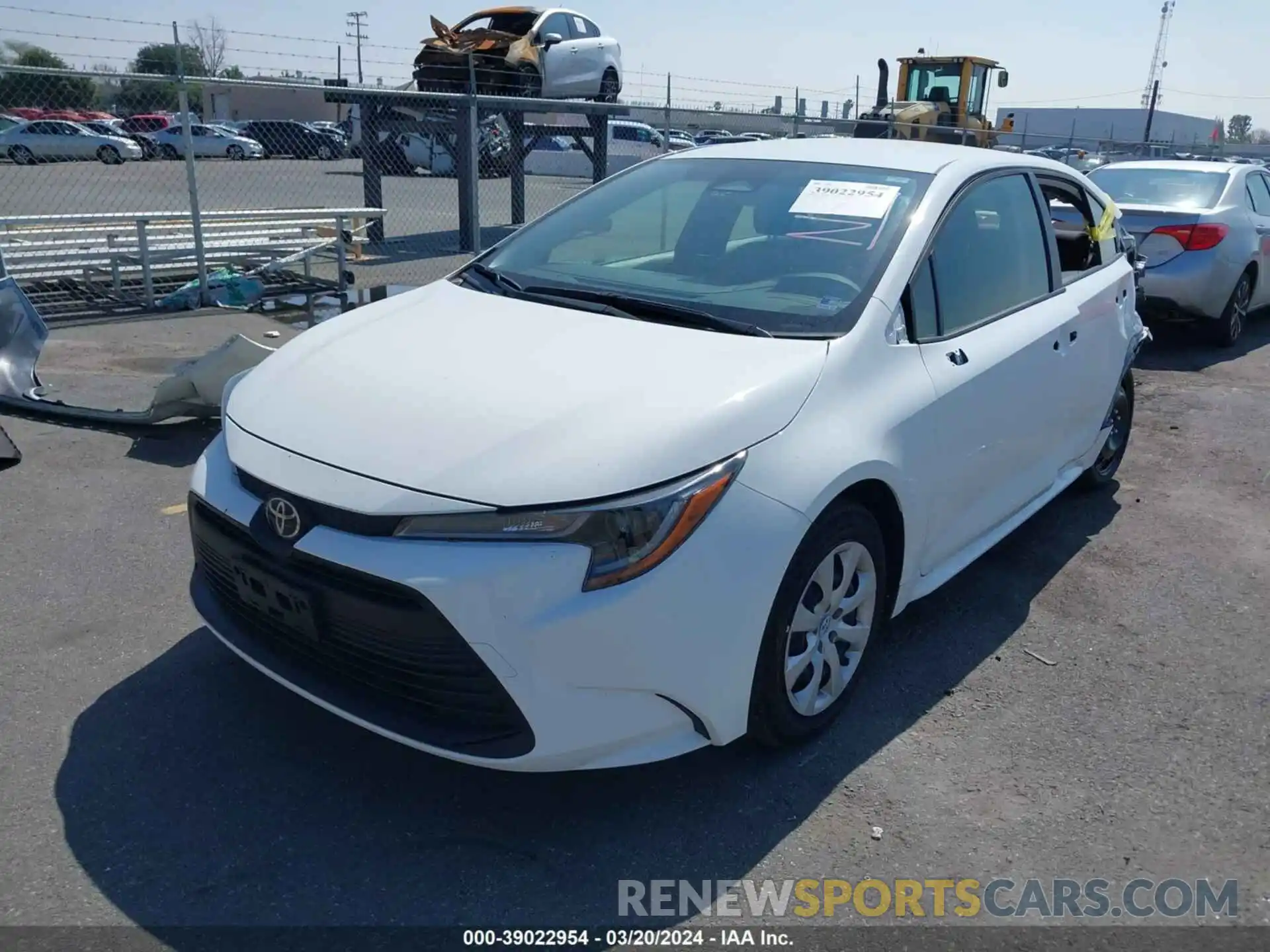 2 Photograph of a damaged car JTDB4MEE5P3006667 TOYOTA COROLLA 2023