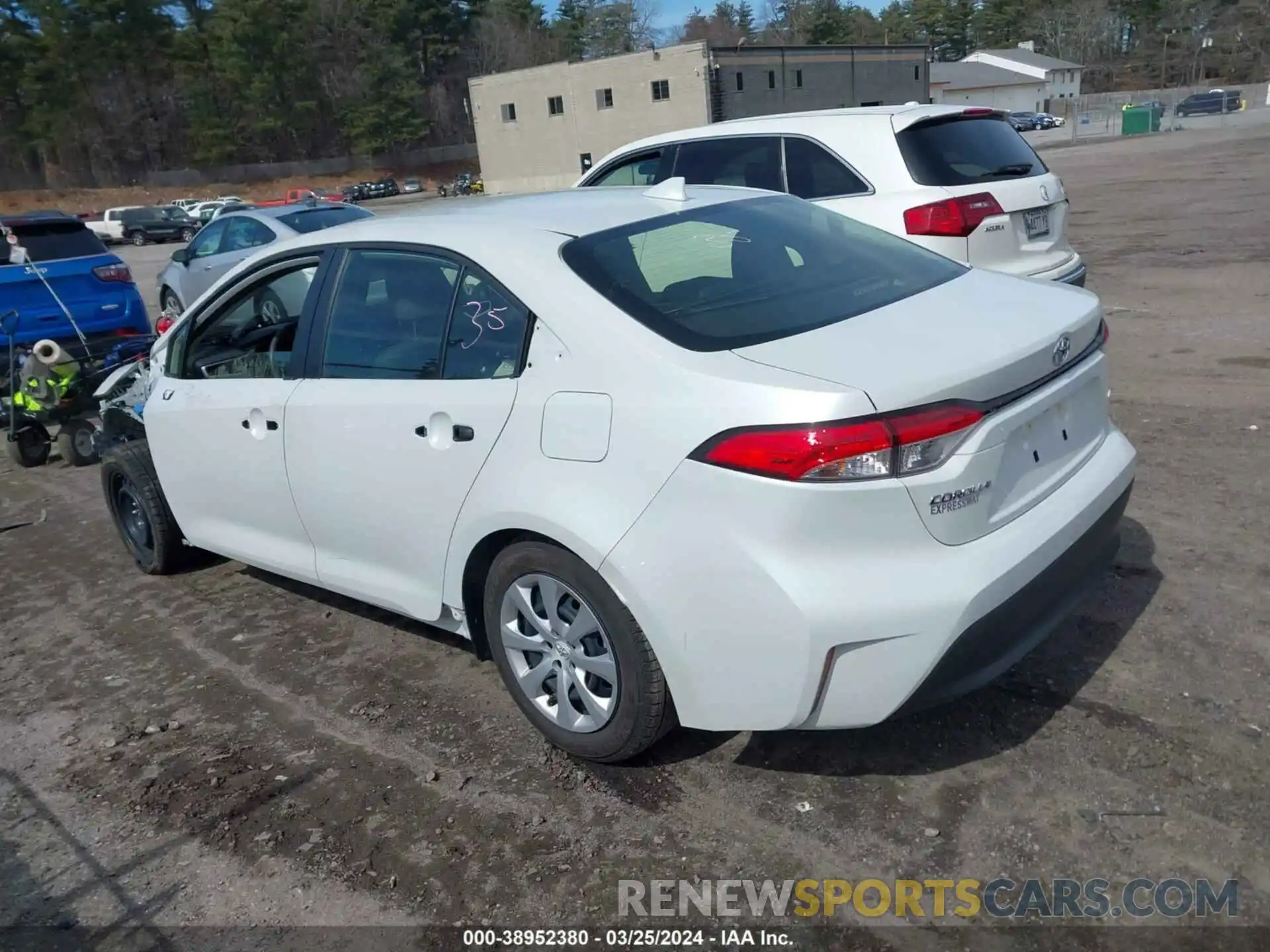 3 Photograph of a damaged car JTDB4MEE5PJ011430 TOYOTA COROLLA 2023