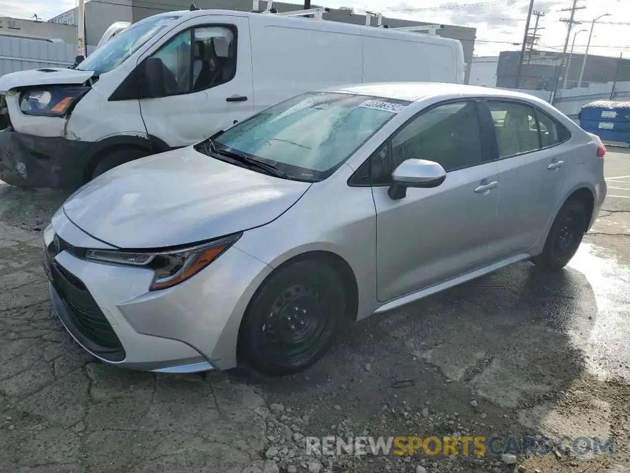 1 Photograph of a damaged car JTDB4MEE8PJ005220 TOYOTA COROLLA 2023