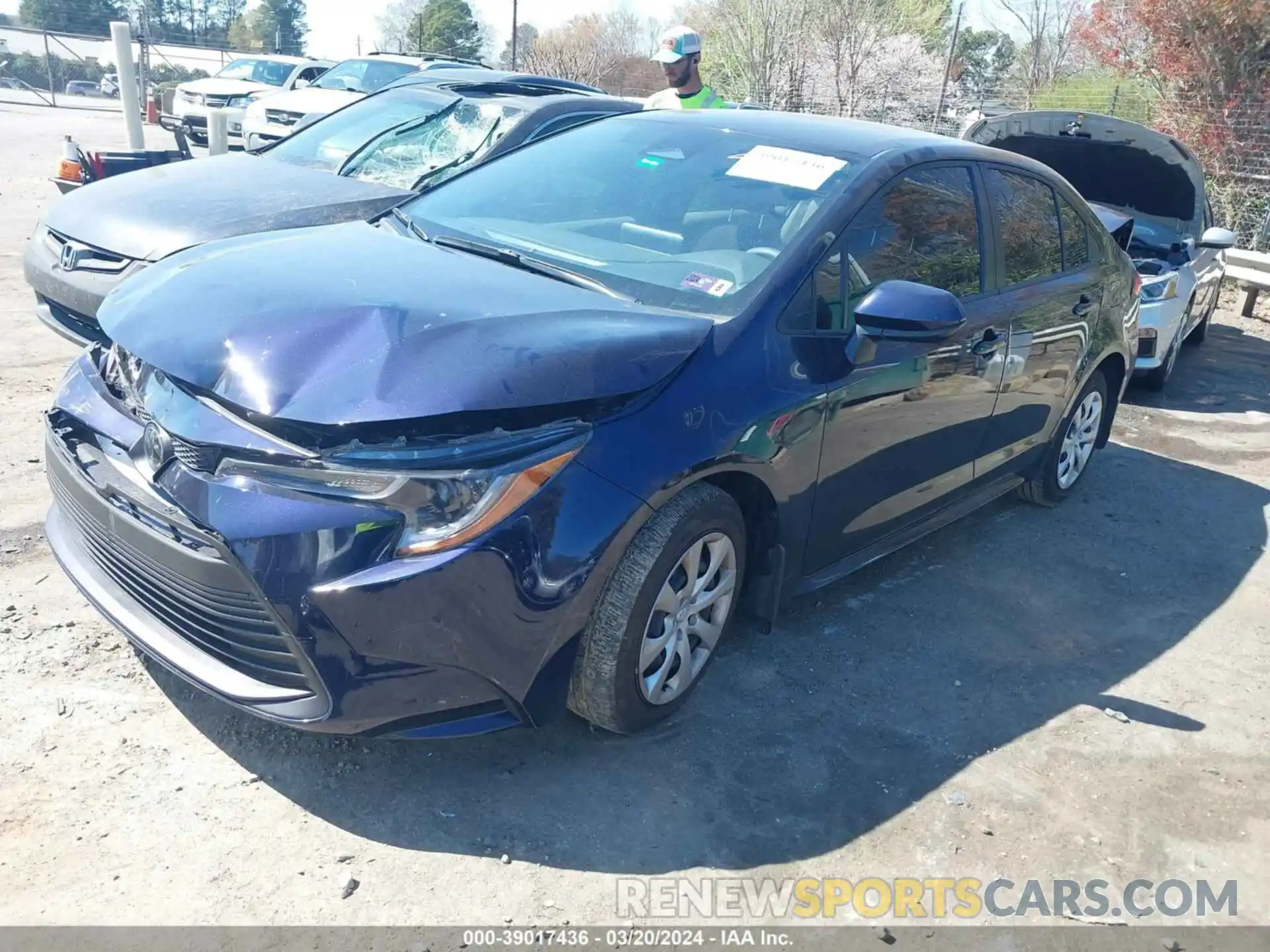 2 Photograph of a damaged car JTDB4MEEXPJ008927 TOYOTA COROLLA 2023