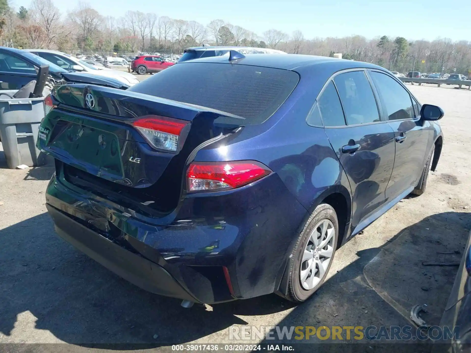 4 Photograph of a damaged car JTDB4MEEXPJ008927 TOYOTA COROLLA 2023