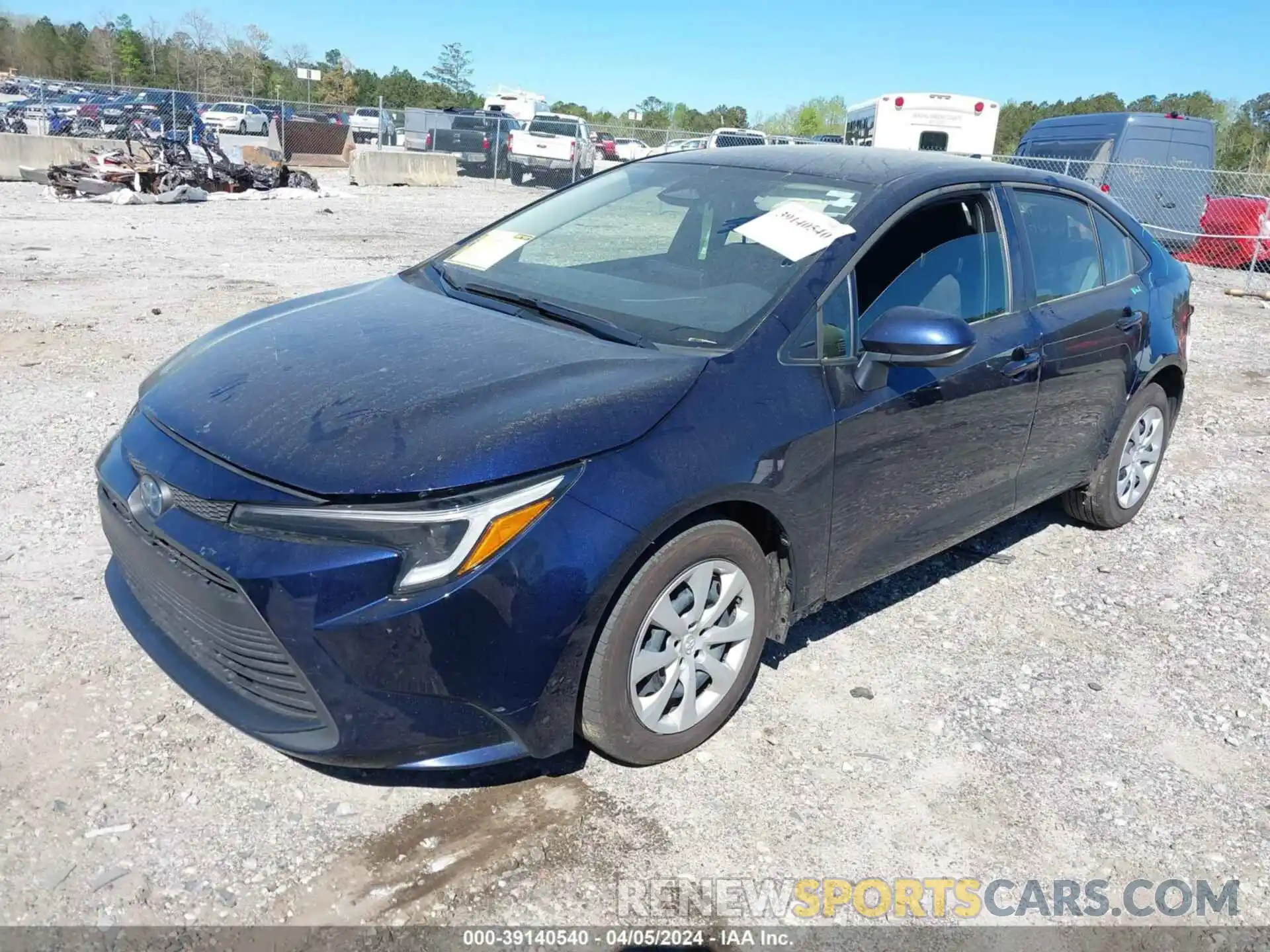 2 Photograph of a damaged car JTDBCMFE0PJ002734 TOYOTA COROLLA 2023