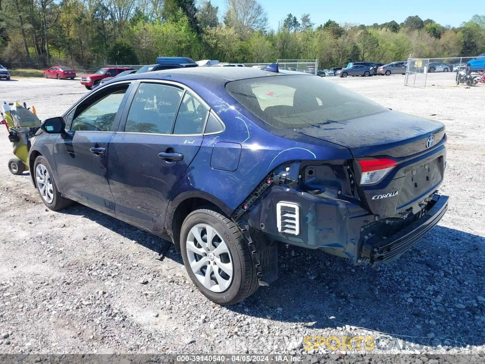 3 Photograph of a damaged car JTDBCMFE0PJ002734 TOYOTA COROLLA 2023