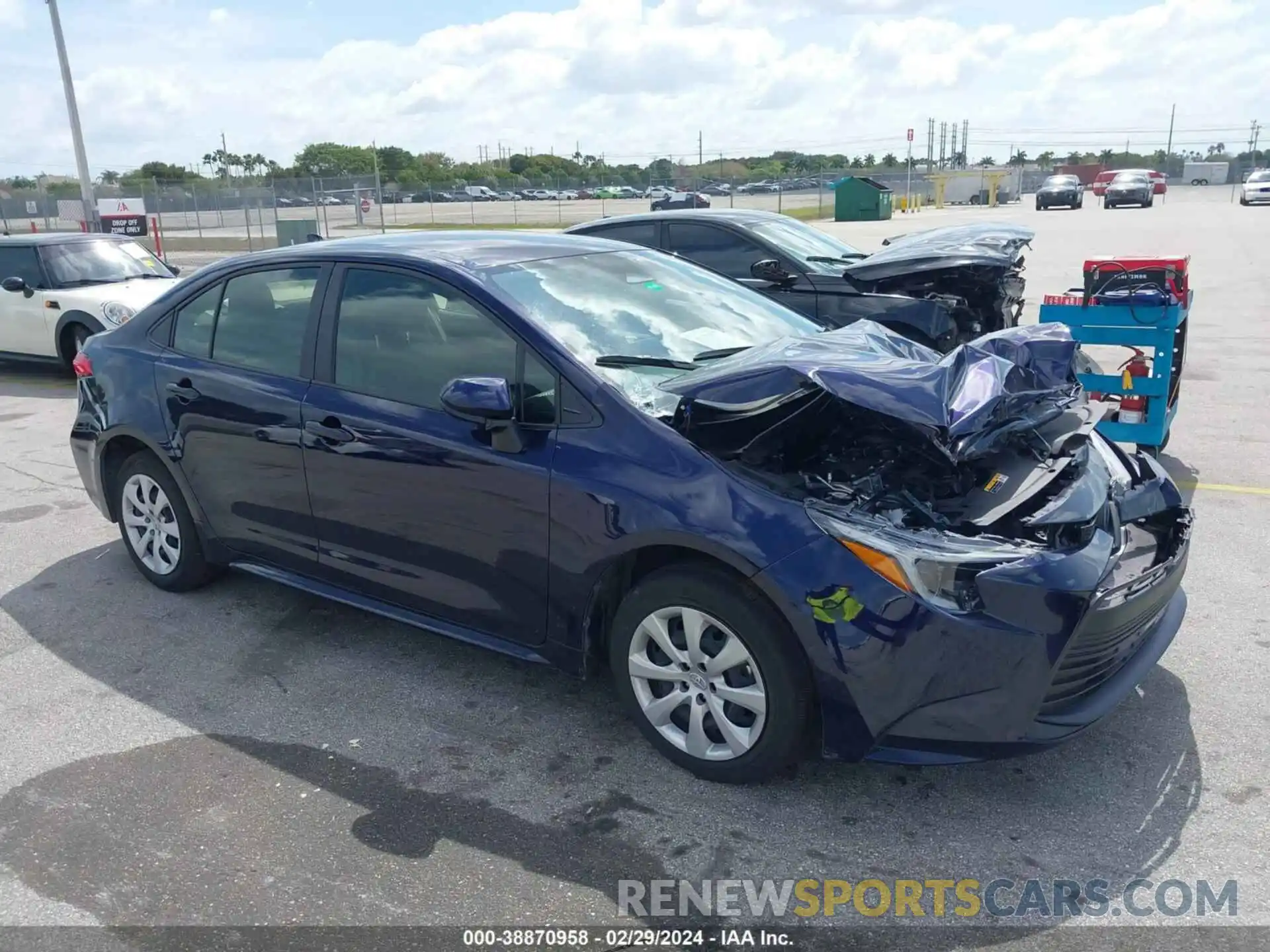 1 Photograph of a damaged car JTDBCMFE0PJ010705 TOYOTA COROLLA 2023