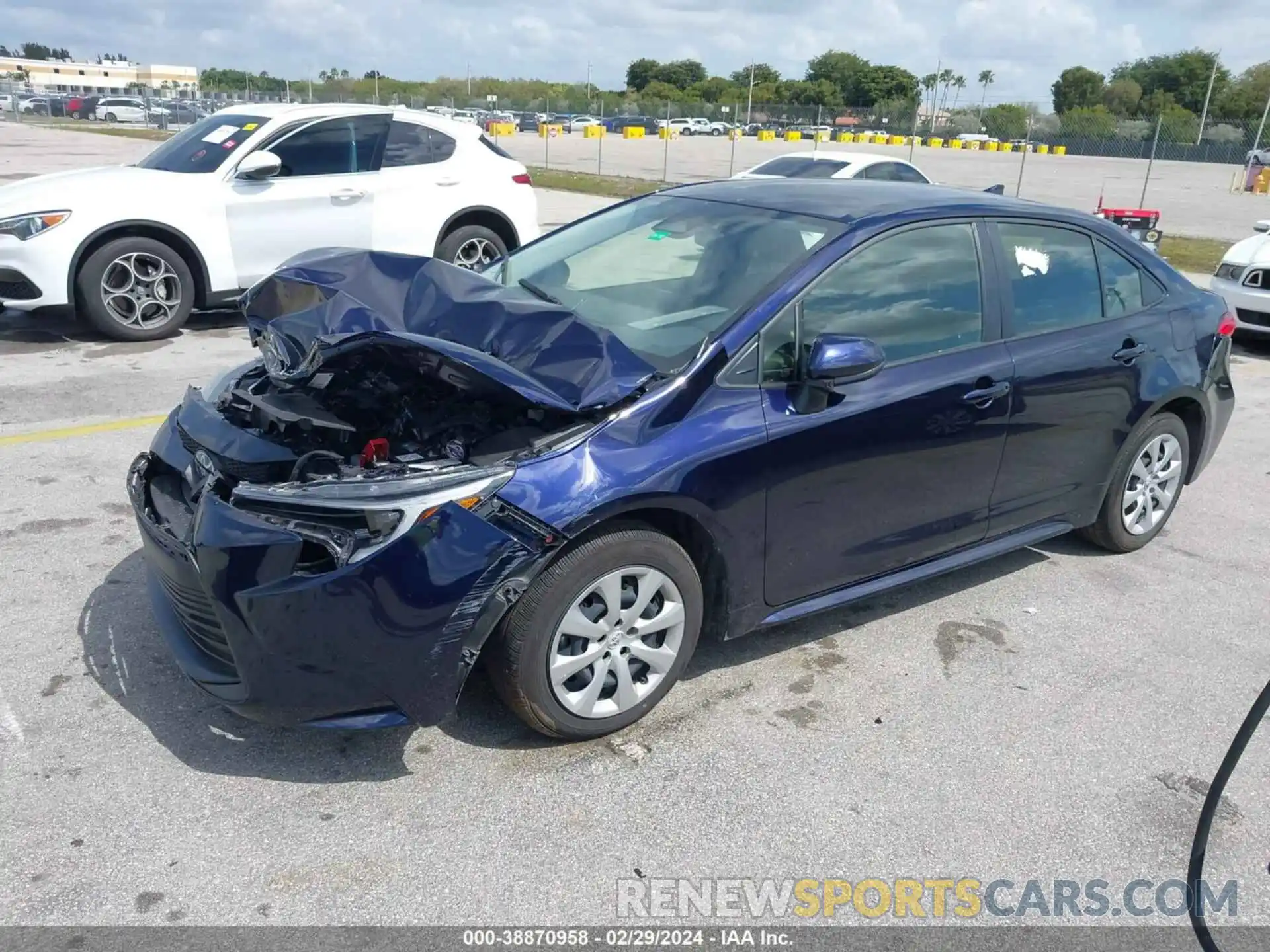 2 Photograph of a damaged car JTDBCMFE0PJ010705 TOYOTA COROLLA 2023