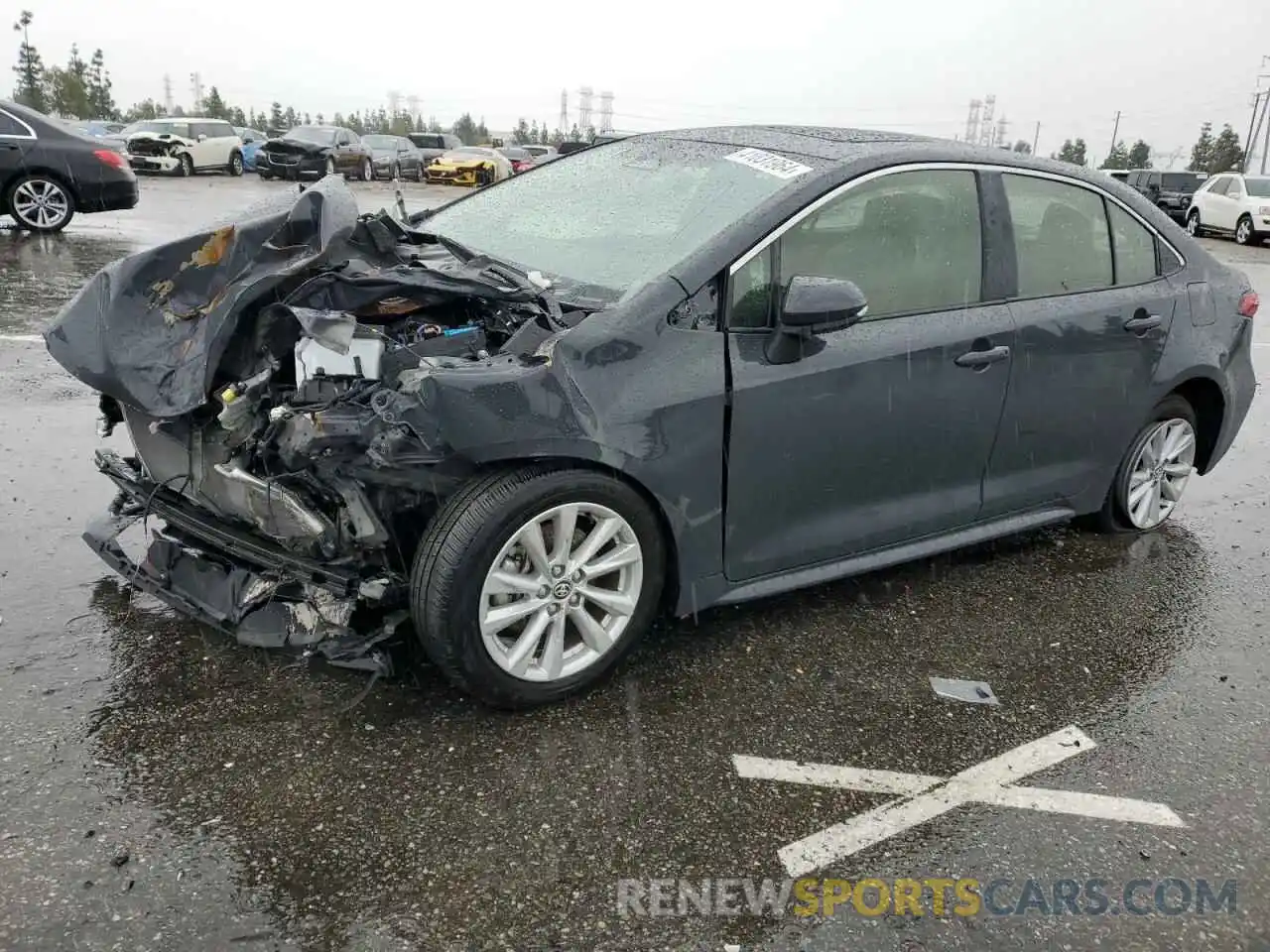 1 Photograph of a damaged car JTDBCMFE4P3009948 TOYOTA COROLLA 2023