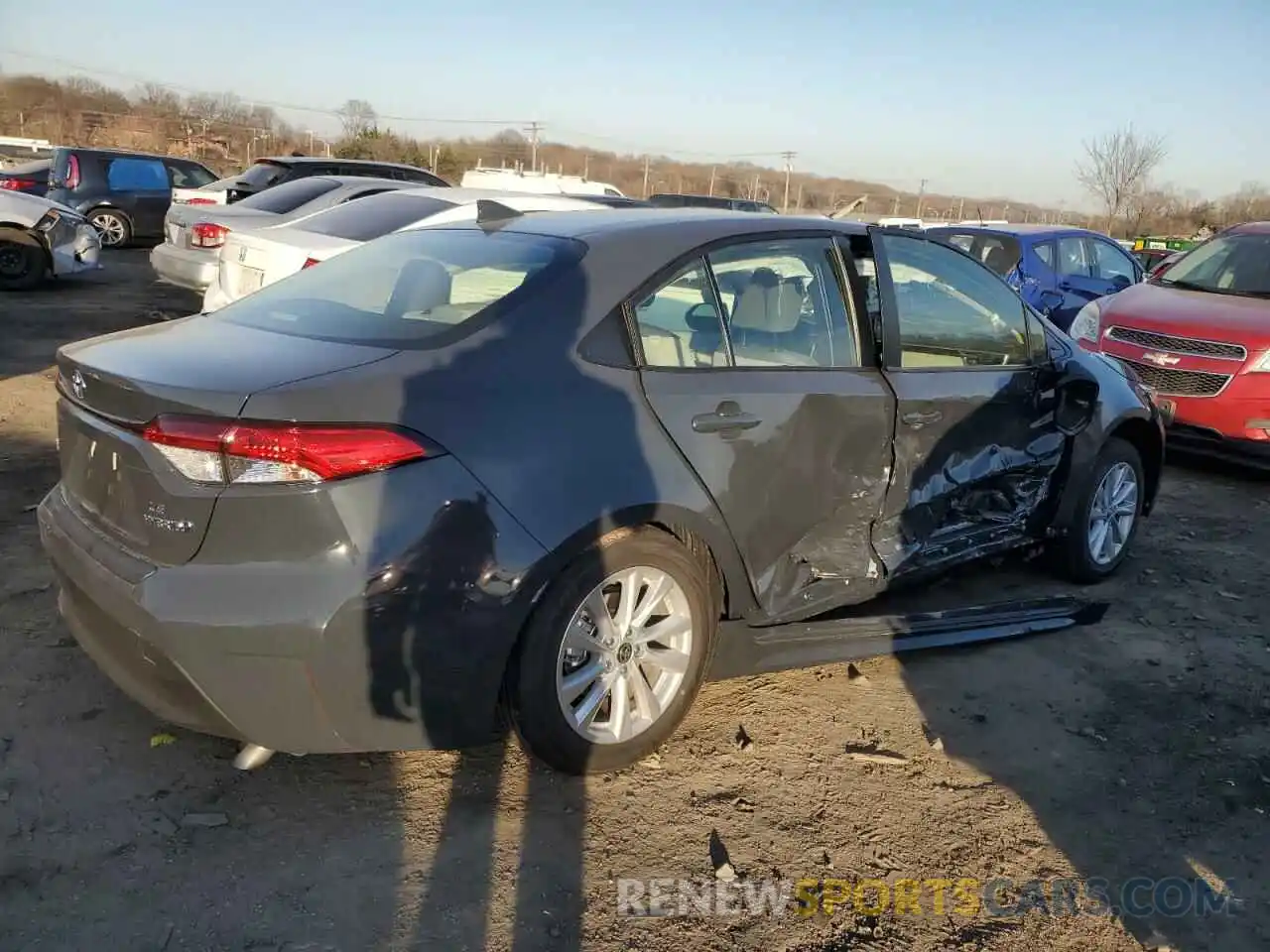 3 Photograph of a damaged car JTDBCMFE5P3021297 TOYOTA COROLLA 2023