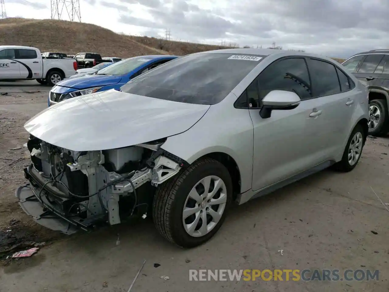 1 Photograph of a damaged car JTDBCMFE7P3009474 TOYOTA COROLLA 2023