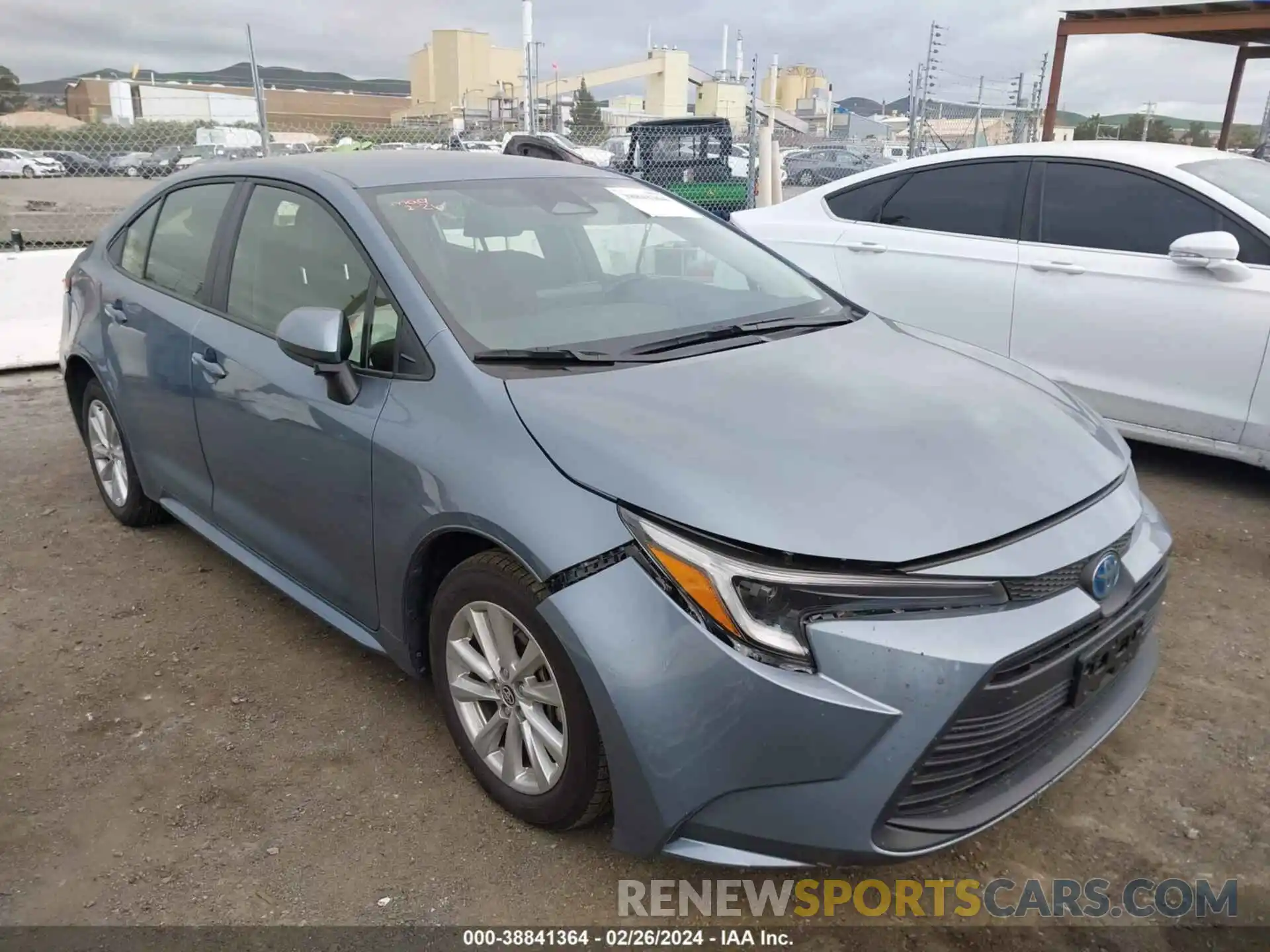 1 Photograph of a damaged car JTDBCMFE8P3015607 TOYOTA COROLLA 2023