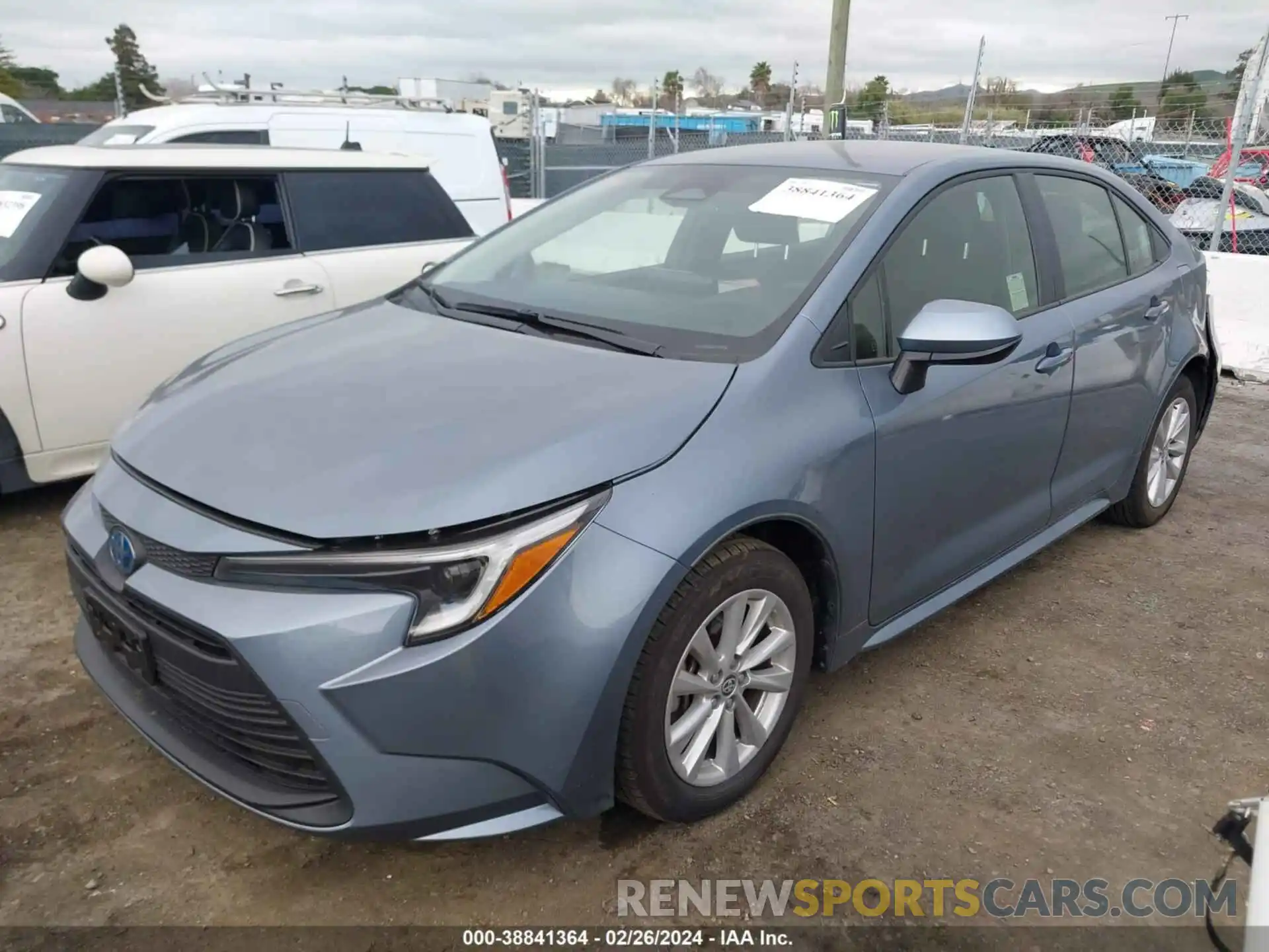 2 Photograph of a damaged car JTDBCMFE8P3015607 TOYOTA COROLLA 2023