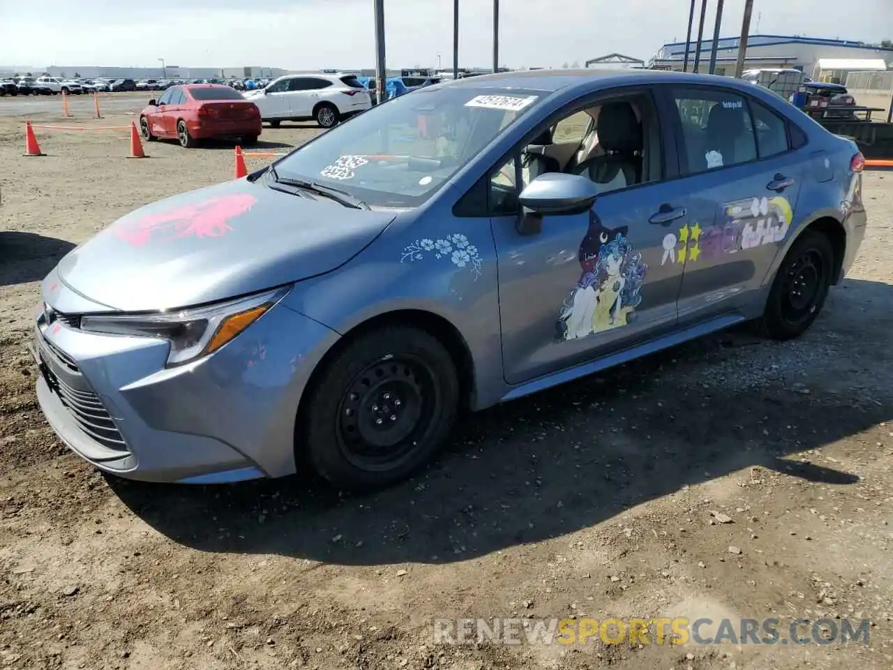 1 Photograph of a damaged car JTDBCMFE9PJ005504 TOYOTA COROLLA 2023