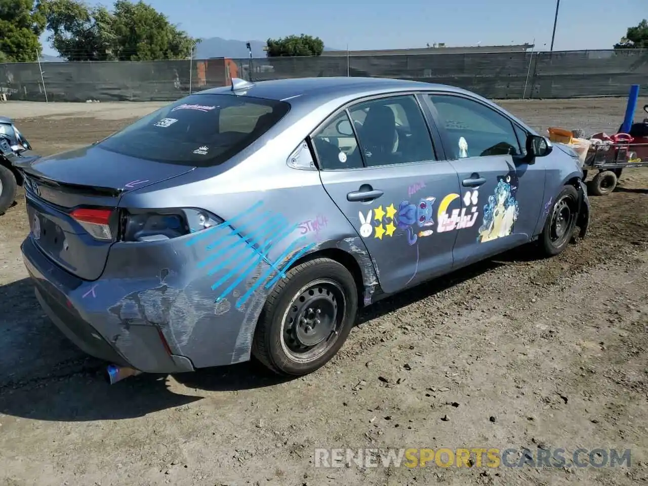 3 Photograph of a damaged car JTDBCMFE9PJ005504 TOYOTA COROLLA 2023