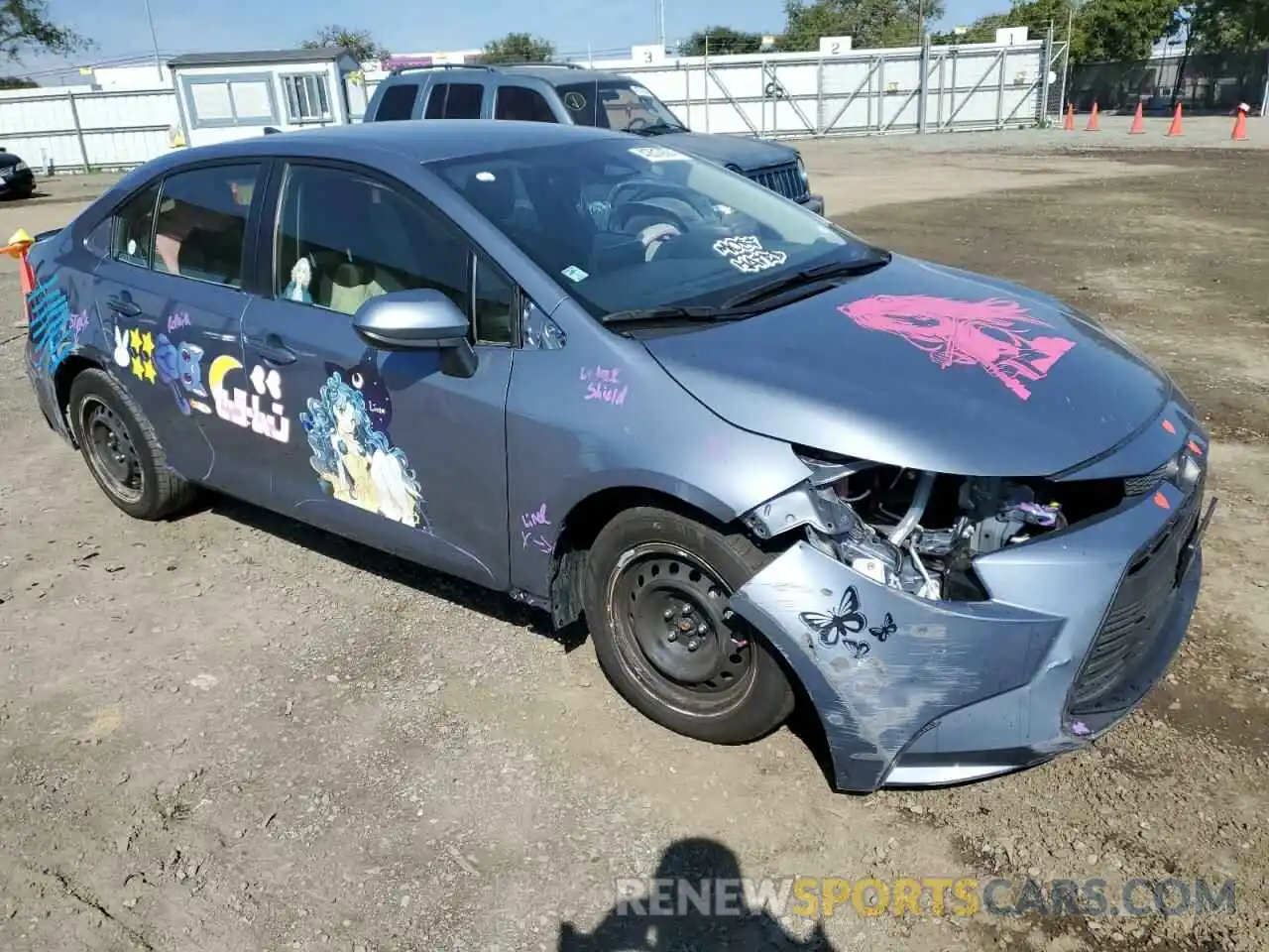 4 Photograph of a damaged car JTDBCMFE9PJ005504 TOYOTA COROLLA 2023