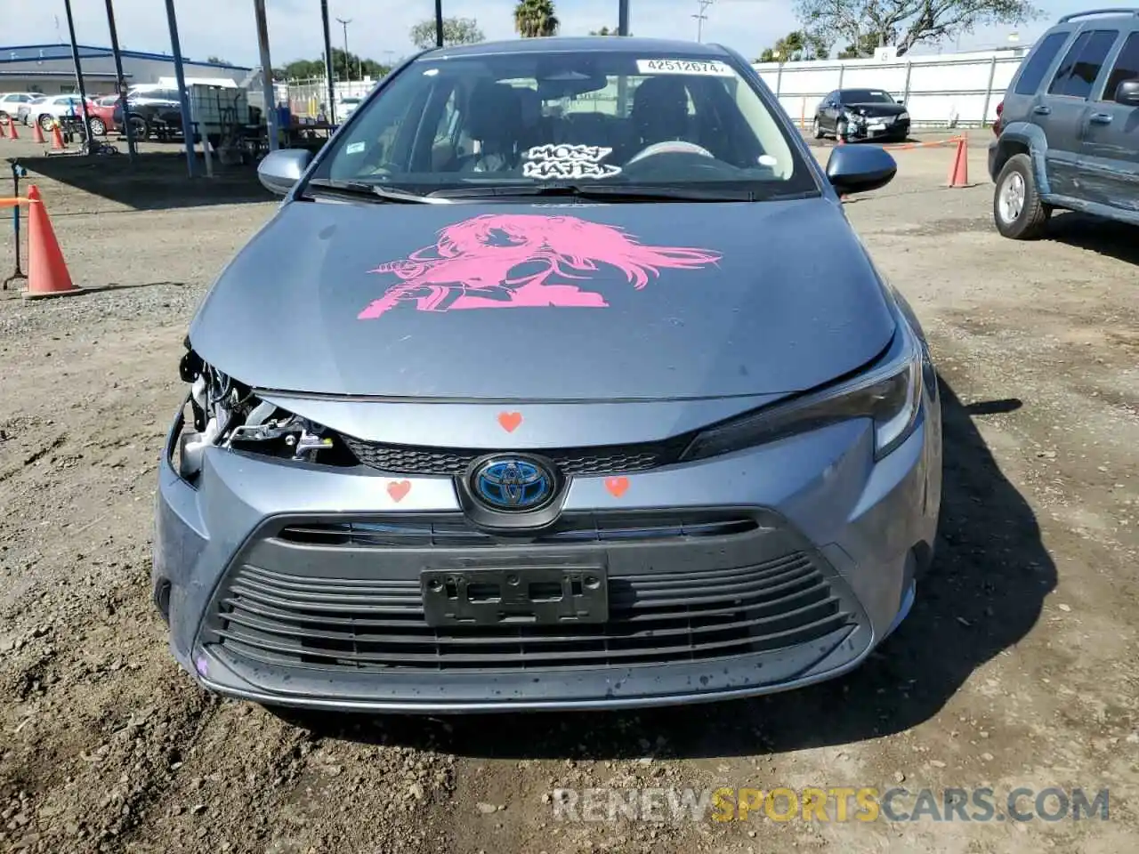 5 Photograph of a damaged car JTDBCMFE9PJ005504 TOYOTA COROLLA 2023