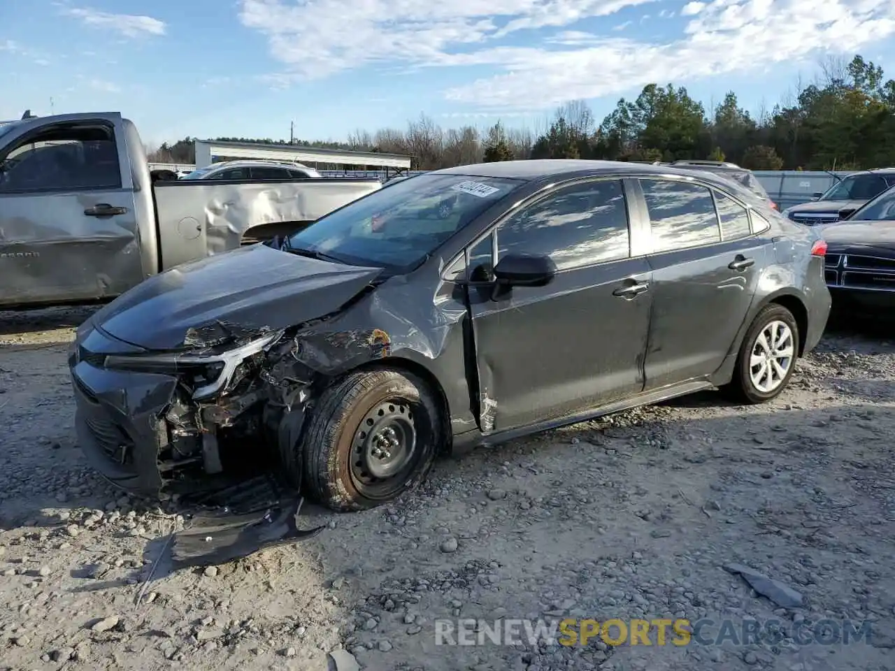 1 Photograph of a damaged car JTDBCMFEXP3025104 TOYOTA COROLLA 2023