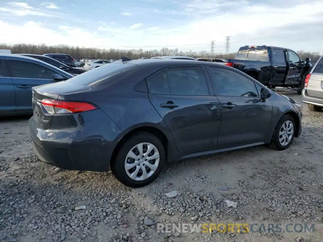 3 Photograph of a damaged car JTDBCMFEXP3025104 TOYOTA COROLLA 2023