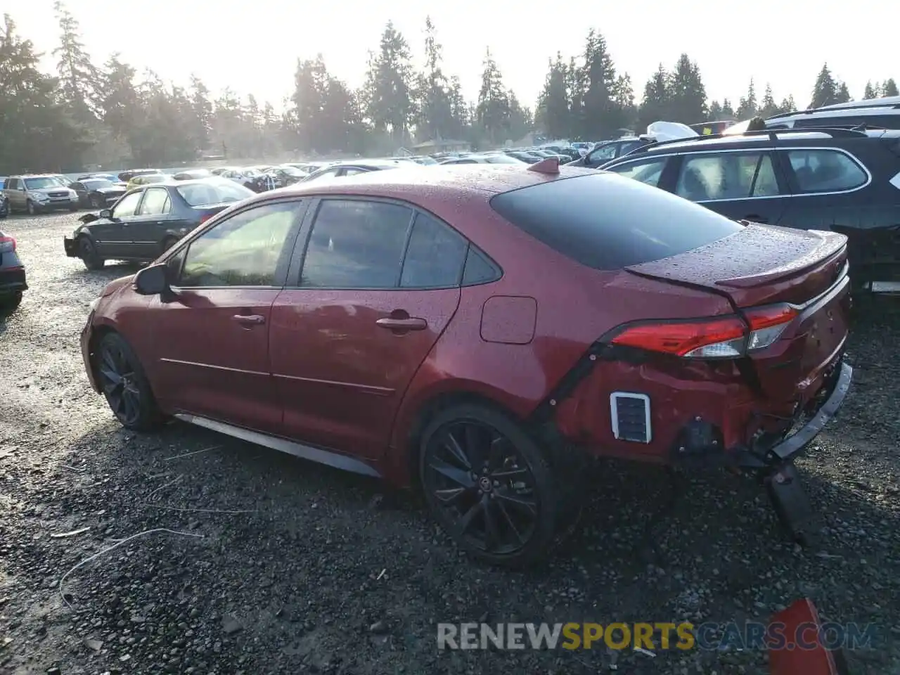 2 Photograph of a damaged car JTDBDMHE1PJ000243 TOYOTA COROLLA 2023