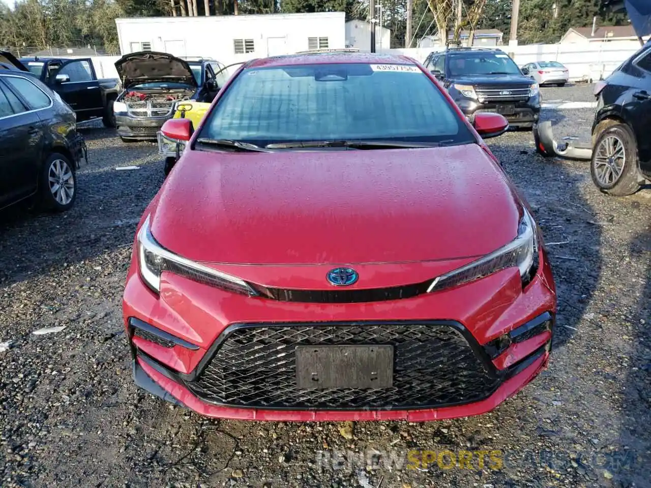 5 Photograph of a damaged car JTDBDMHE1PJ000243 TOYOTA COROLLA 2023