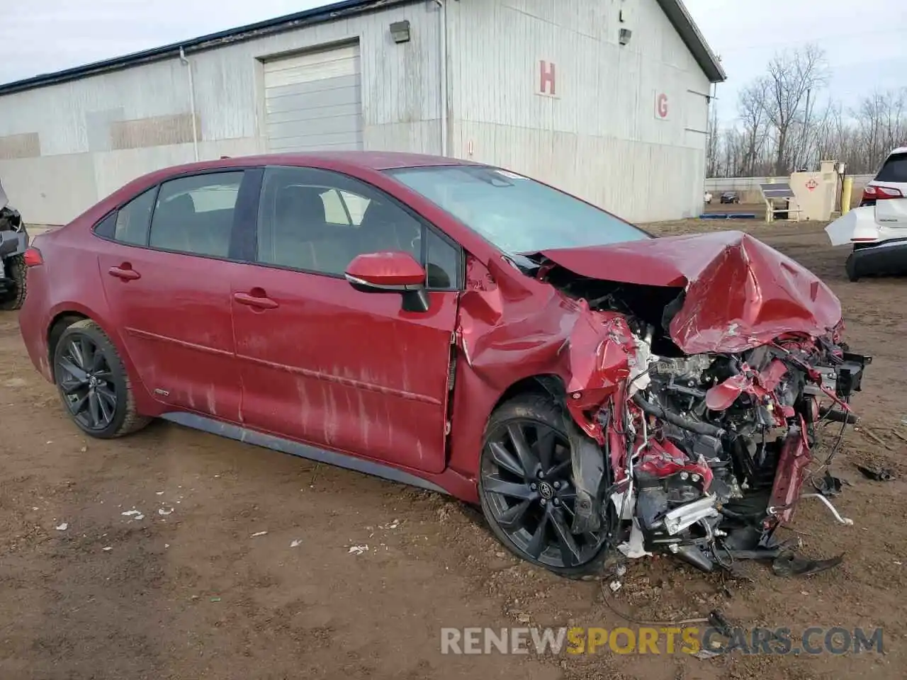 4 Photograph of a damaged car JTDBDMHE2PJ000915 TOYOTA COROLLA 2023