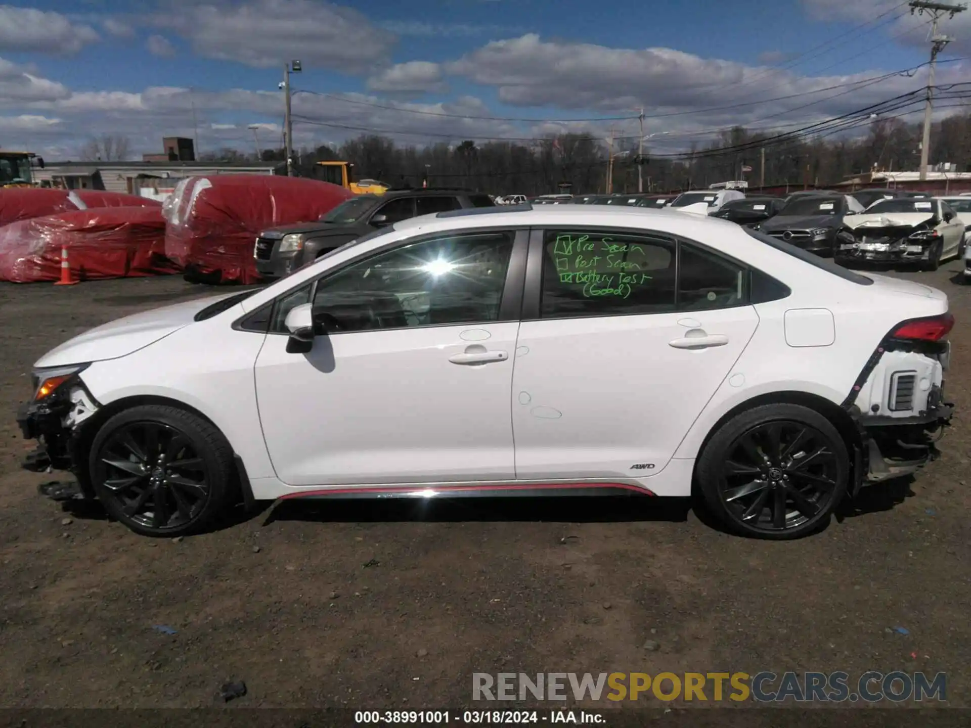 14 Photograph of a damaged car JTDBDMHE2PJ001689 TOYOTA COROLLA 2023