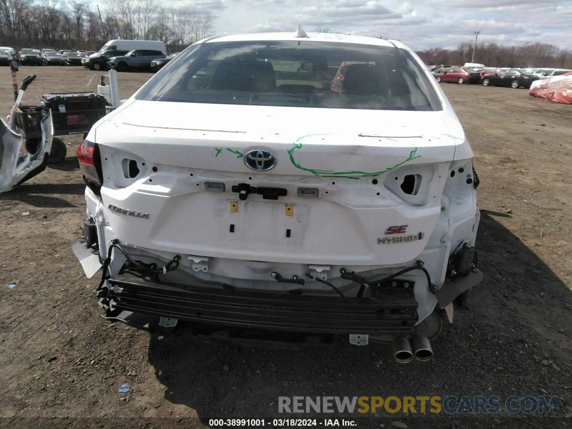 16 Photograph of a damaged car JTDBDMHE2PJ001689 TOYOTA COROLLA 2023