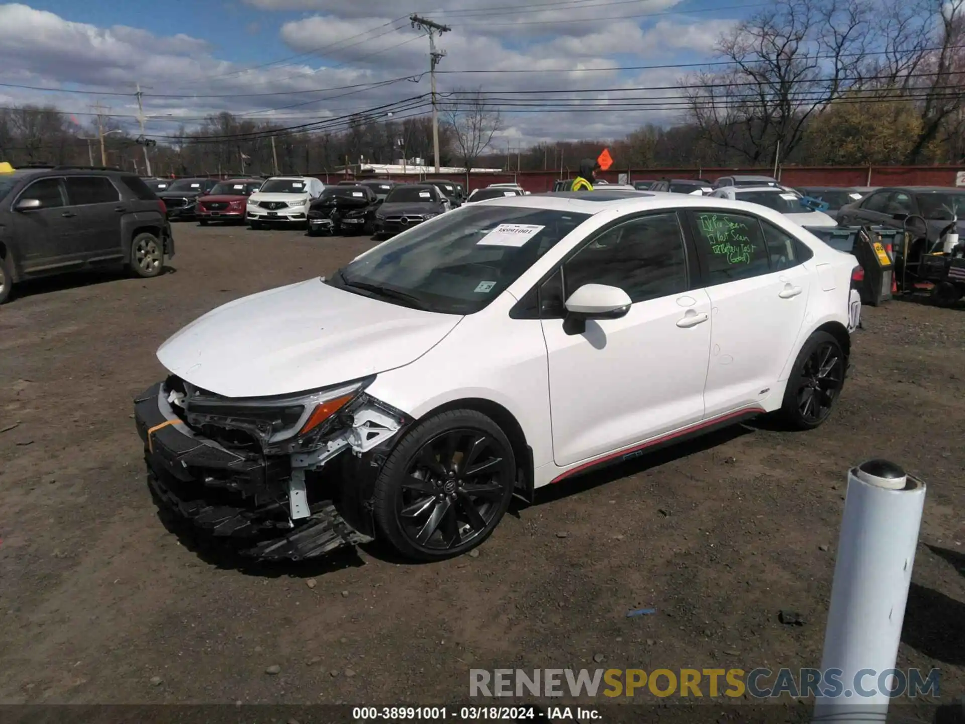 2 Photograph of a damaged car JTDBDMHE2PJ001689 TOYOTA COROLLA 2023