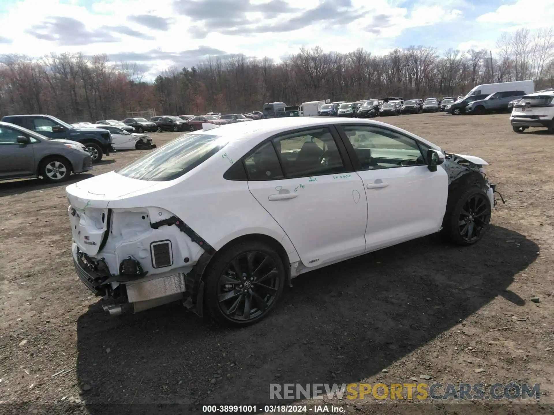 4 Photograph of a damaged car JTDBDMHE2PJ001689 TOYOTA COROLLA 2023