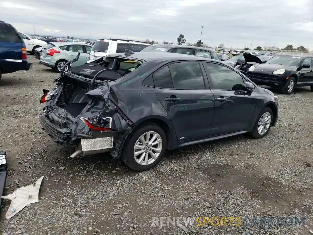 3 Photograph of a damaged car JTDBDMHE5P3007202 TOYOTA COROLLA 2023