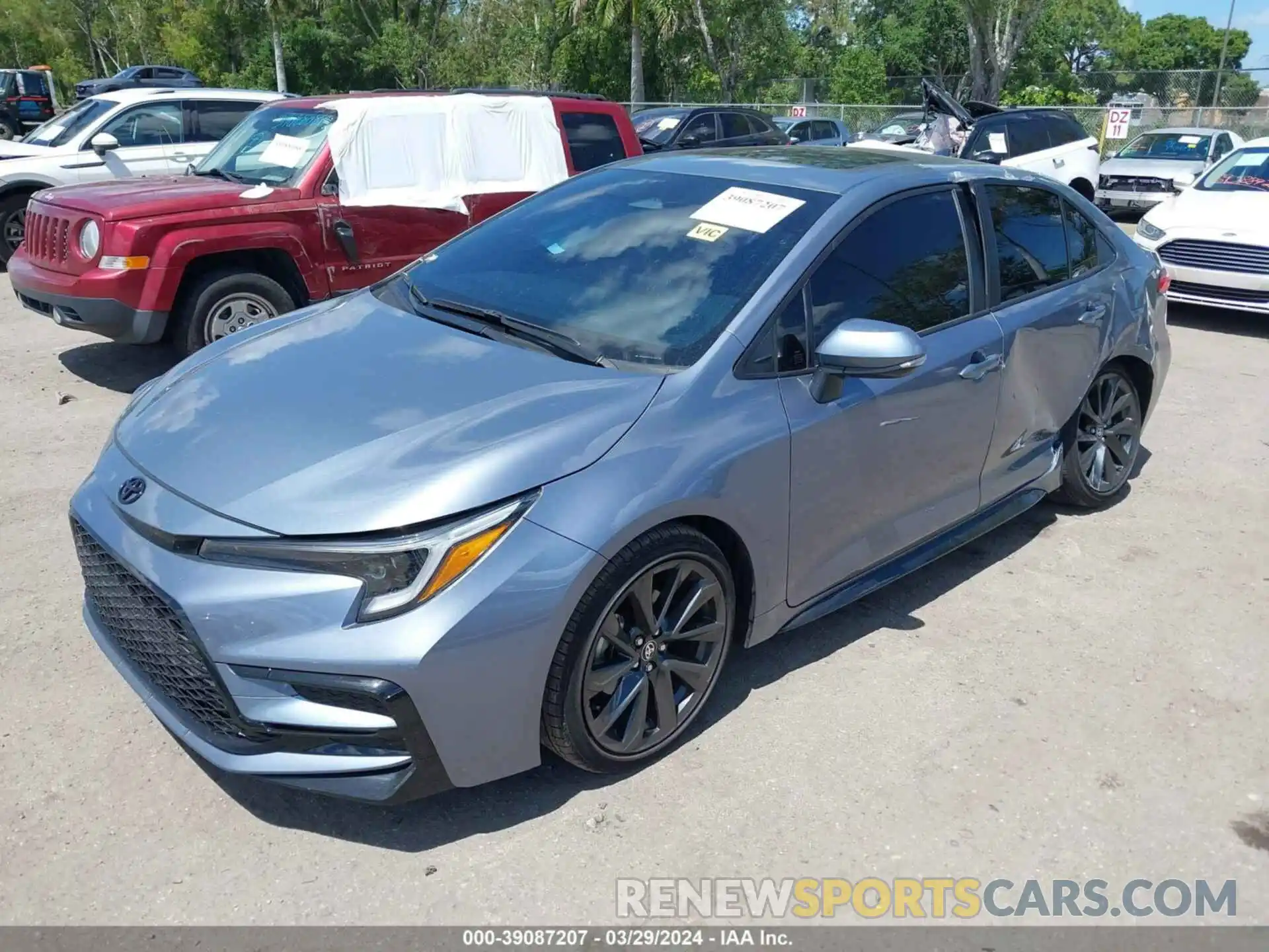 2 Photograph of a damaged car JTDP4MCE1P3517513 TOYOTA COROLLA 2023