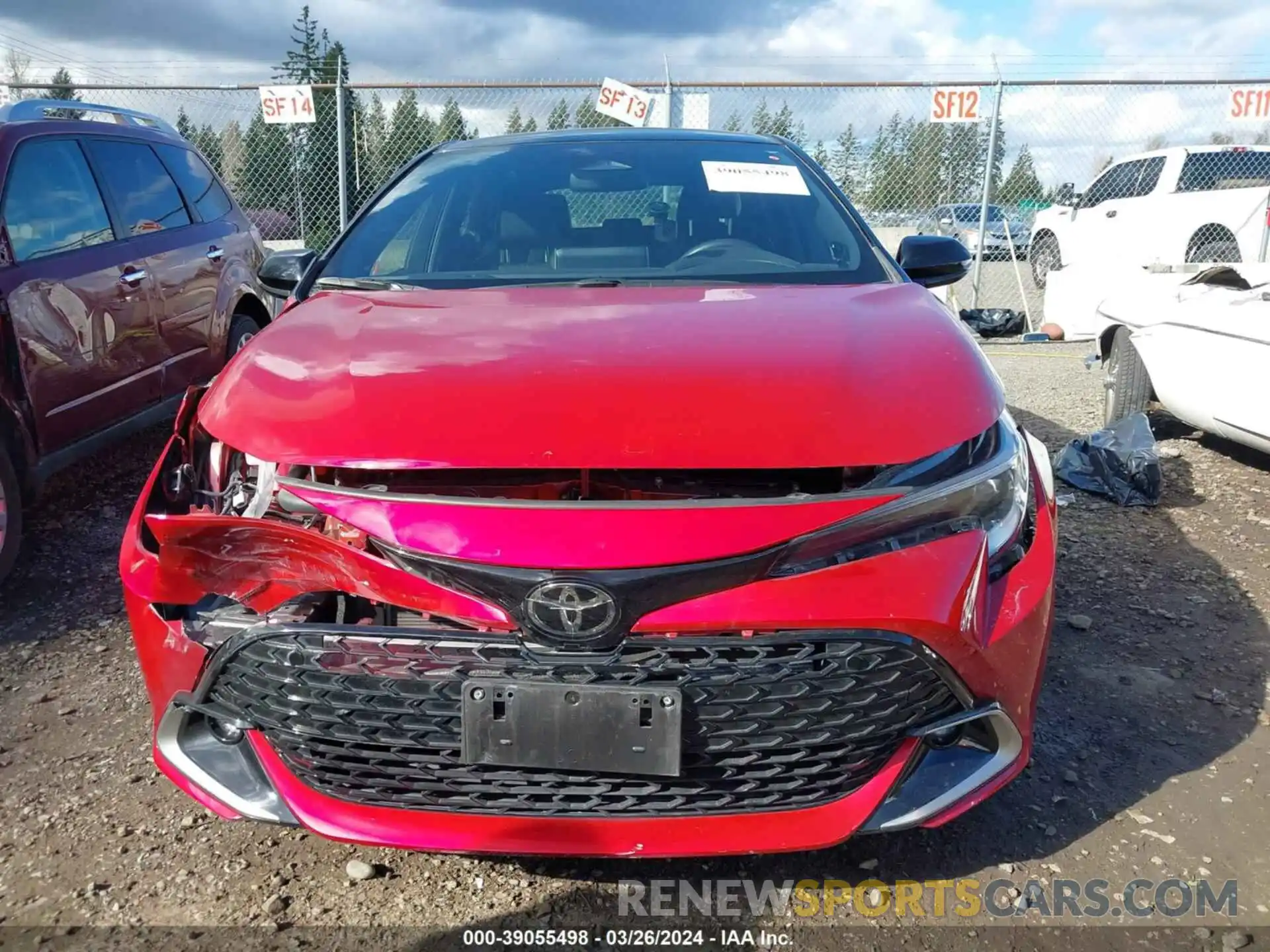 13 Photograph of a damaged car JTNC4MBE1P3194494 TOYOTA COROLLA 2023