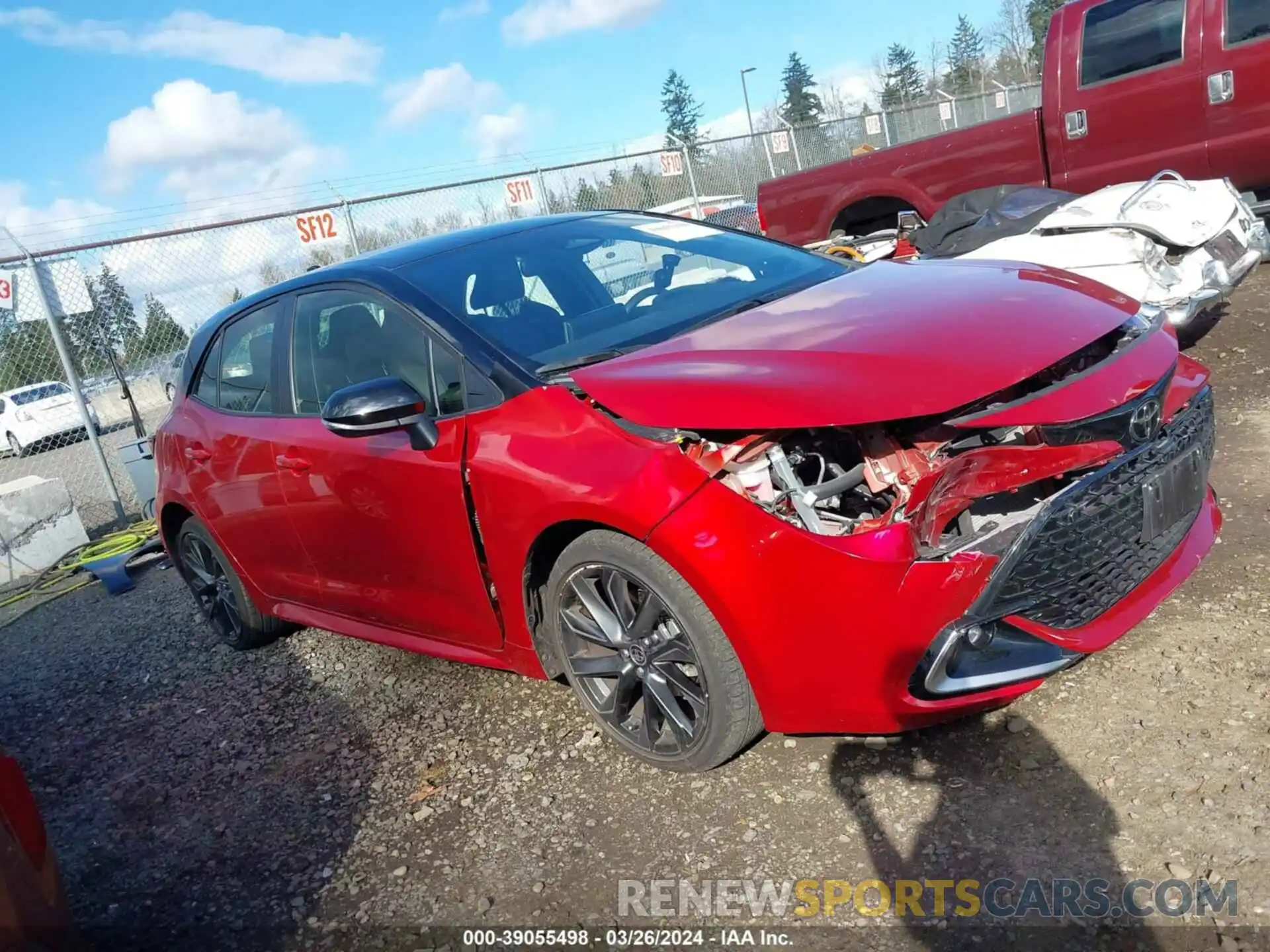 14 Photograph of a damaged car JTNC4MBE1P3194494 TOYOTA COROLLA 2023