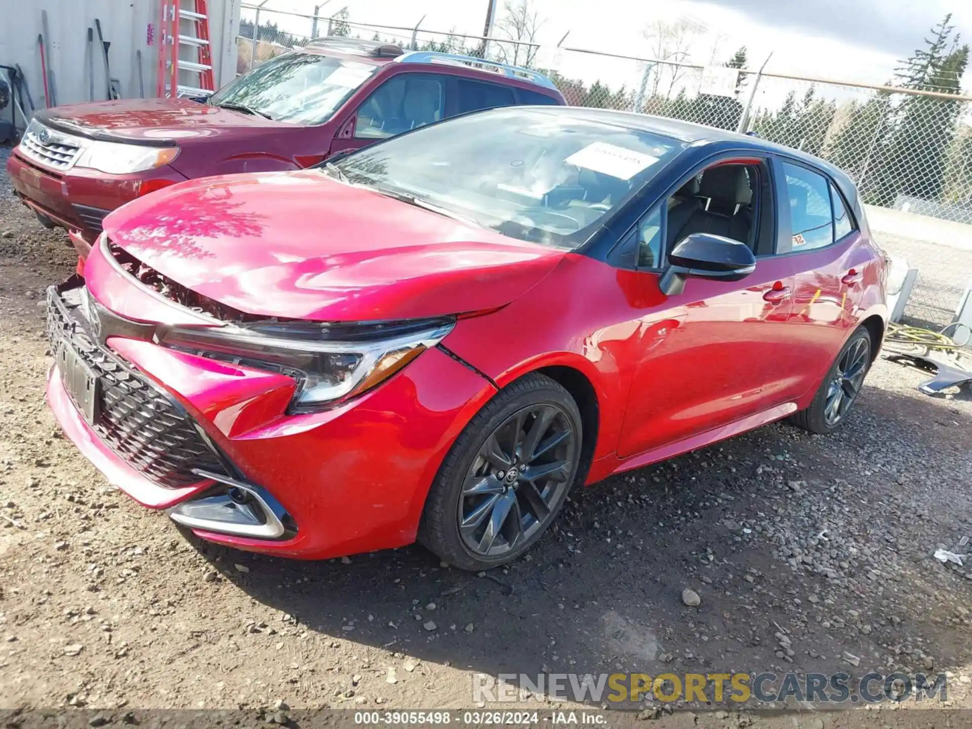 2 Photograph of a damaged car JTNC4MBE1P3194494 TOYOTA COROLLA 2023