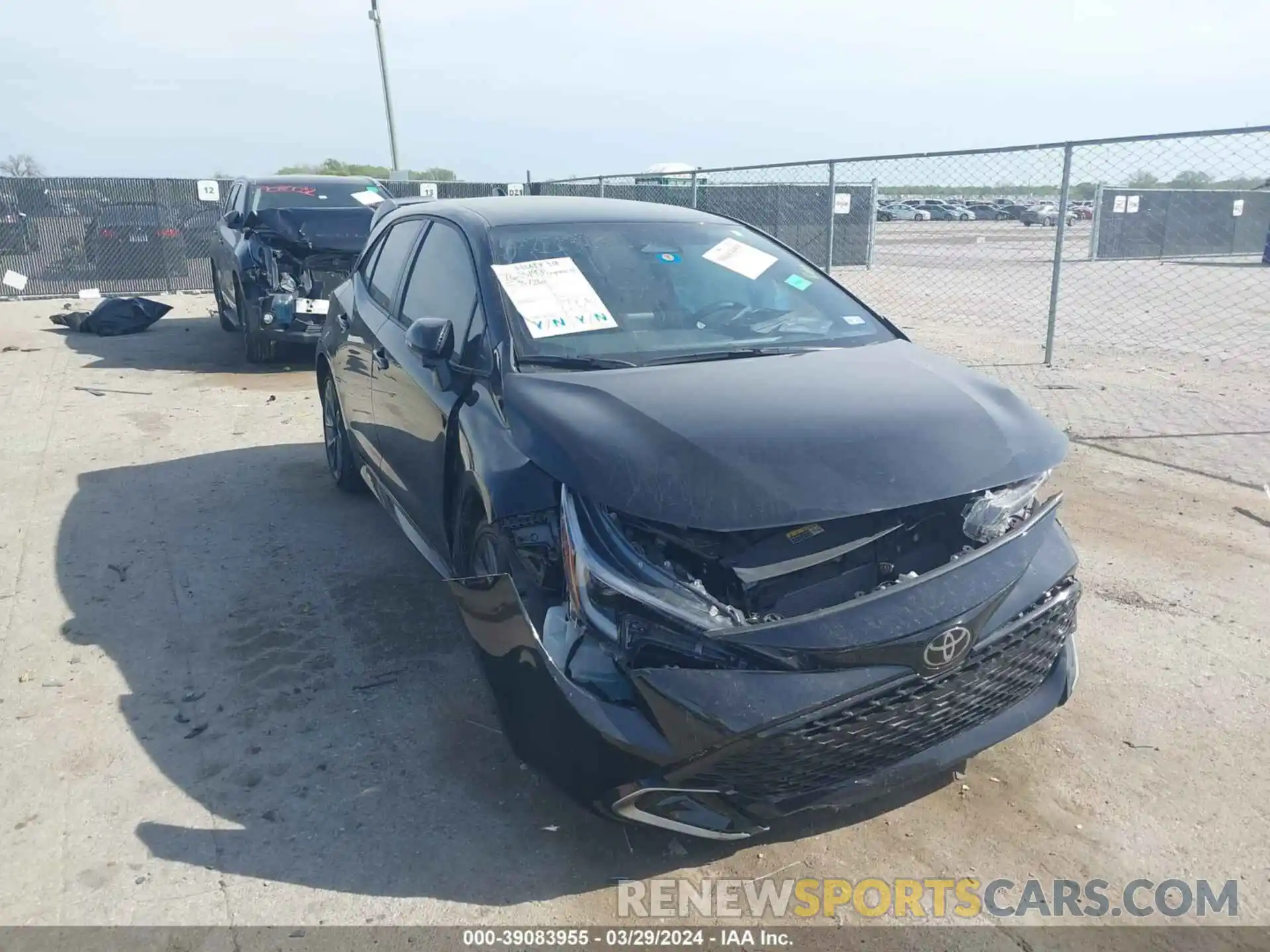 1 Photograph of a damaged car JTNC4MBE1P3200259 TOYOTA COROLLA 2023