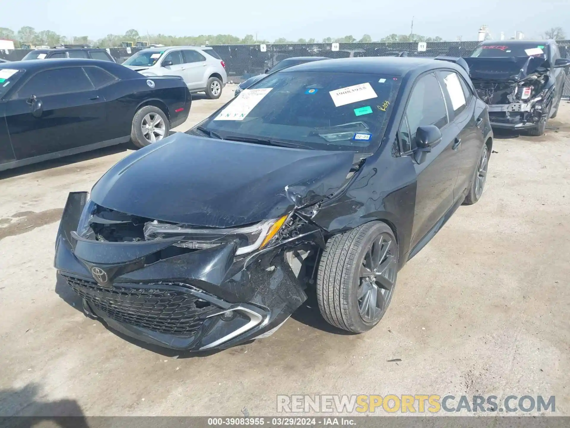 2 Photograph of a damaged car JTNC4MBE1P3200259 TOYOTA COROLLA 2023