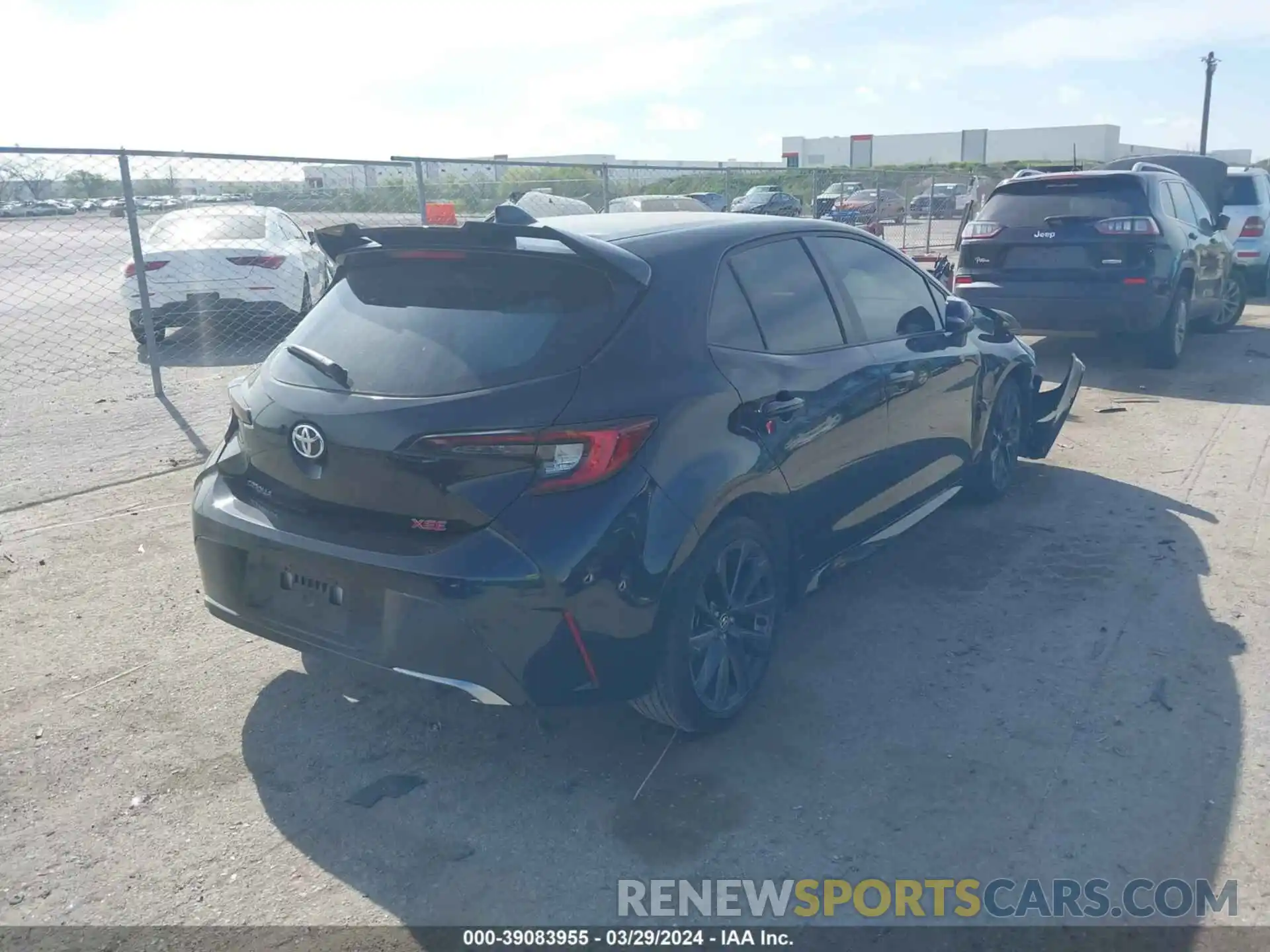 4 Photograph of a damaged car JTNC4MBE1P3200259 TOYOTA COROLLA 2023