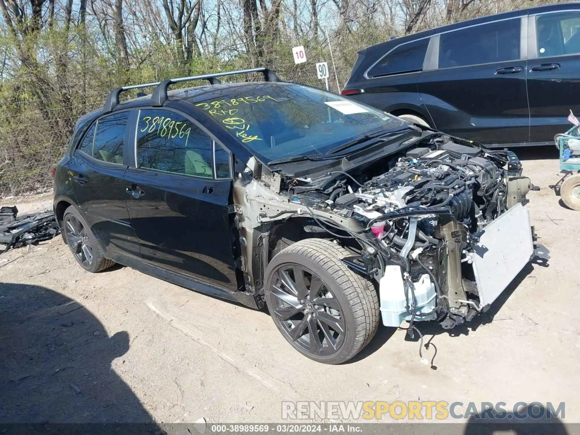 1 Photograph of a damaged car JTNC4MBE1P3202139 TOYOTA COROLLA 2023