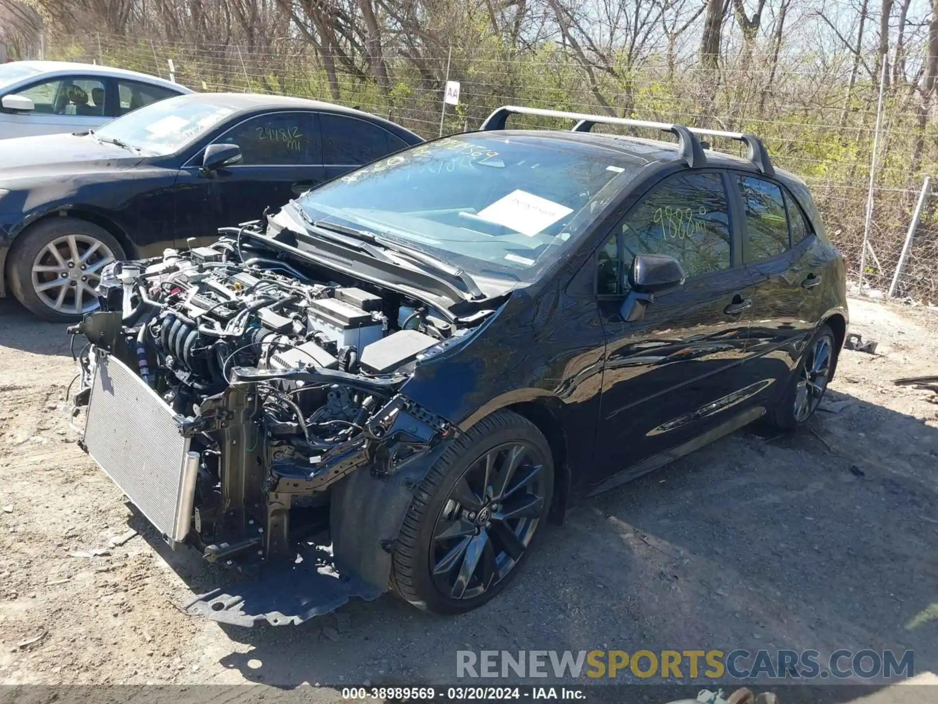 2 Photograph of a damaged car JTNC4MBE1P3202139 TOYOTA COROLLA 2023