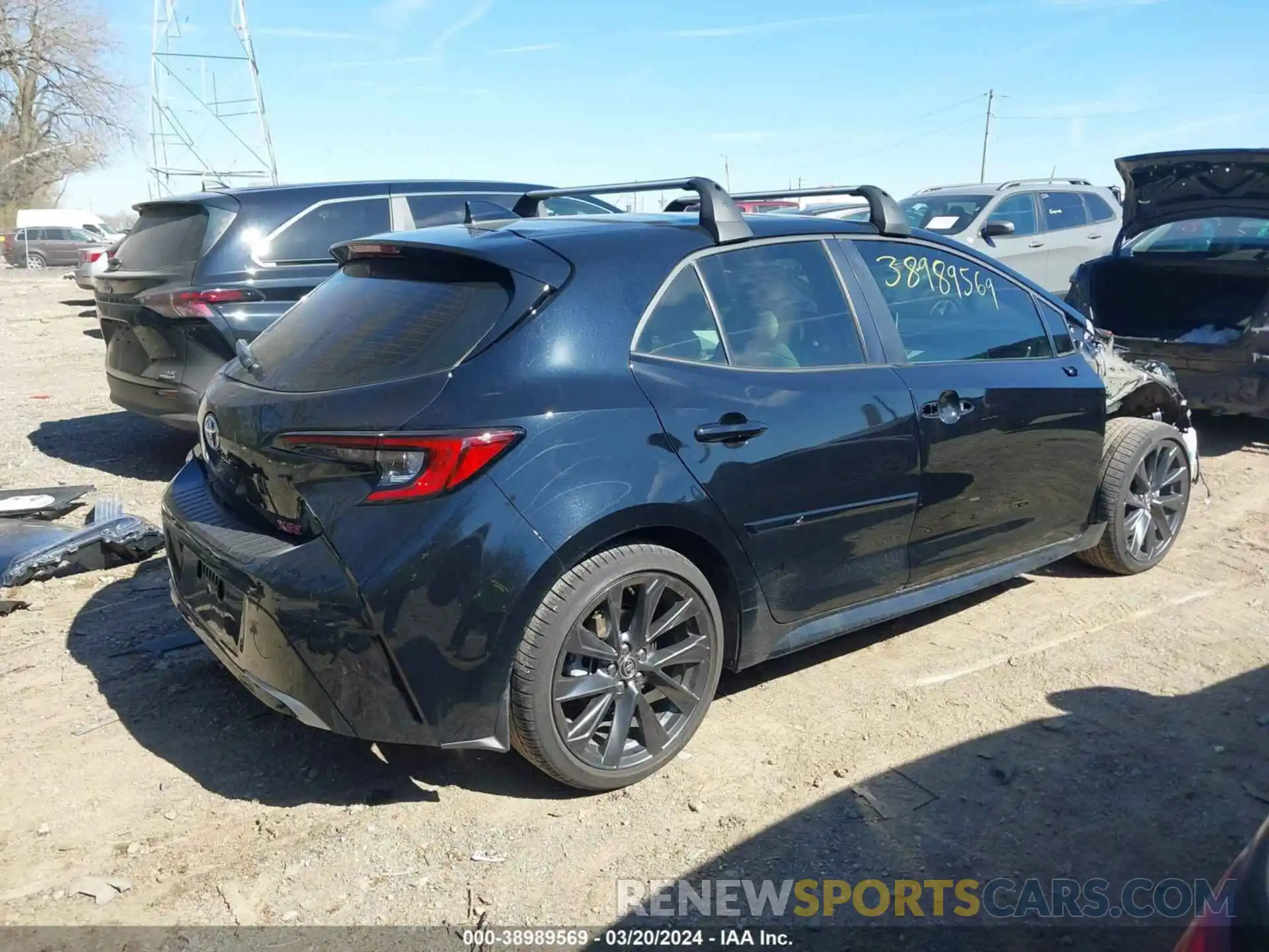 4 Photograph of a damaged car JTNC4MBE1P3202139 TOYOTA COROLLA 2023