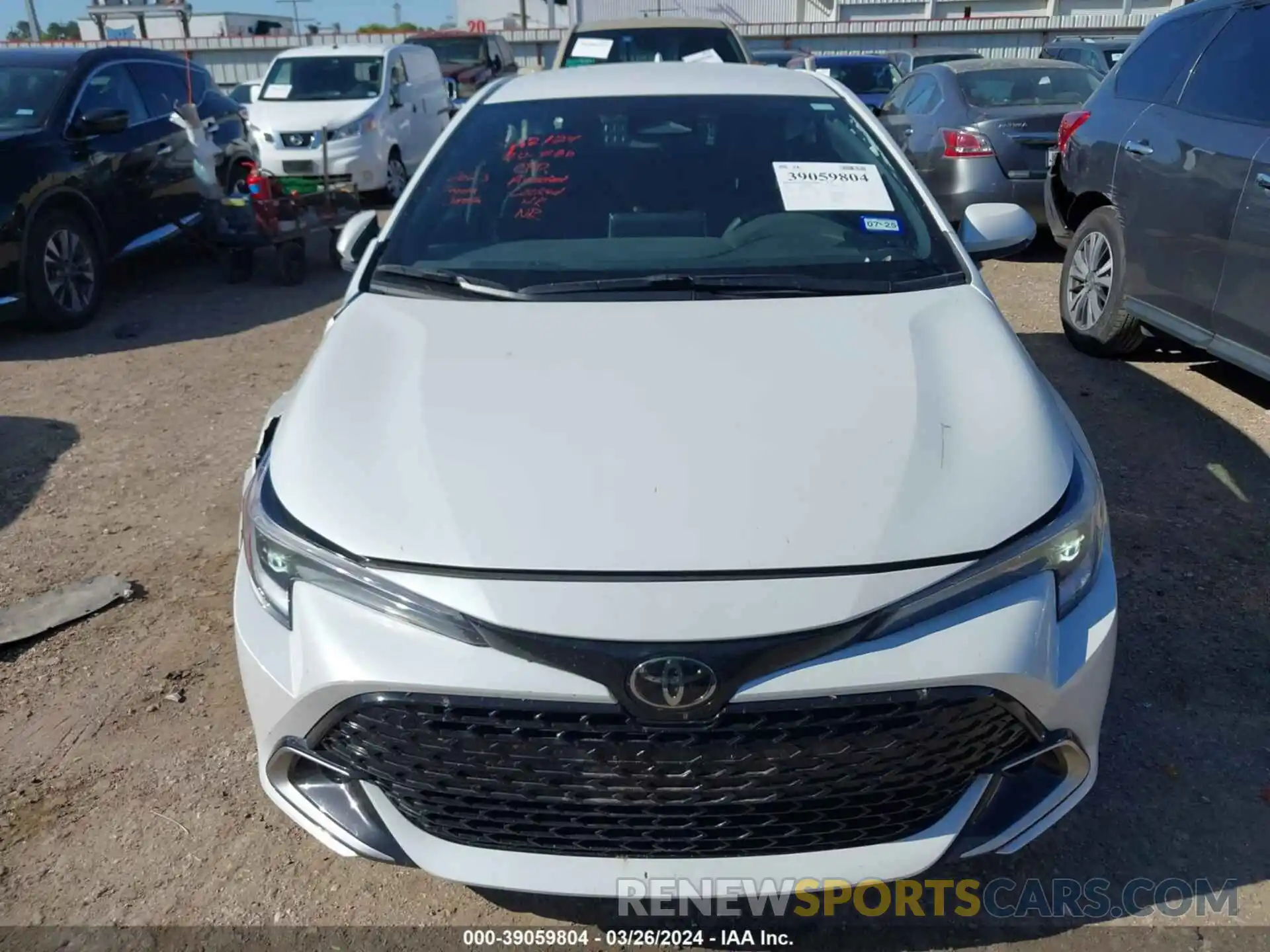 12 Photograph of a damaged car JTNC4MBE8P3208522 TOYOTA COROLLA 2023