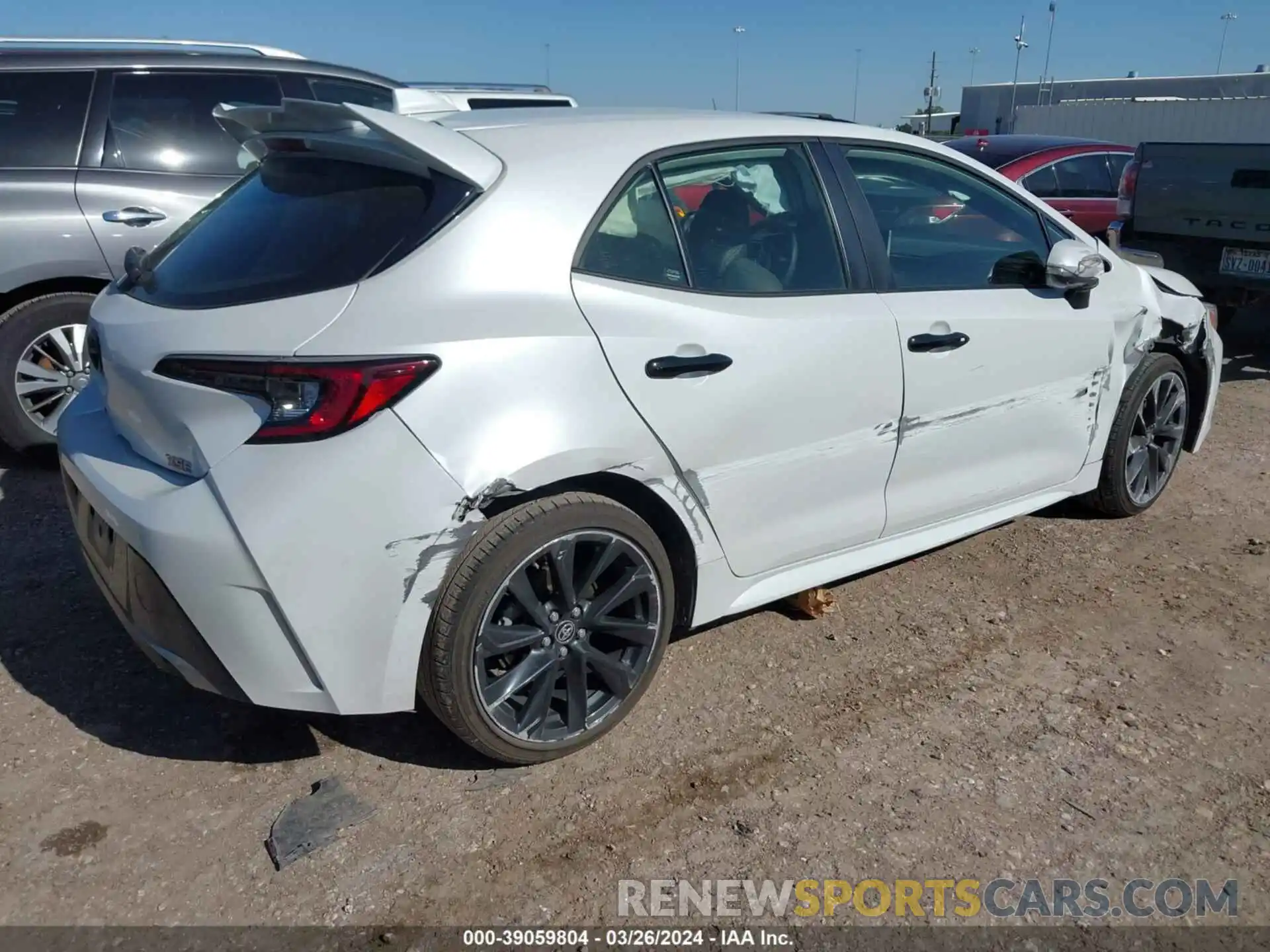 4 Photograph of a damaged car JTNC4MBE8P3208522 TOYOTA COROLLA 2023