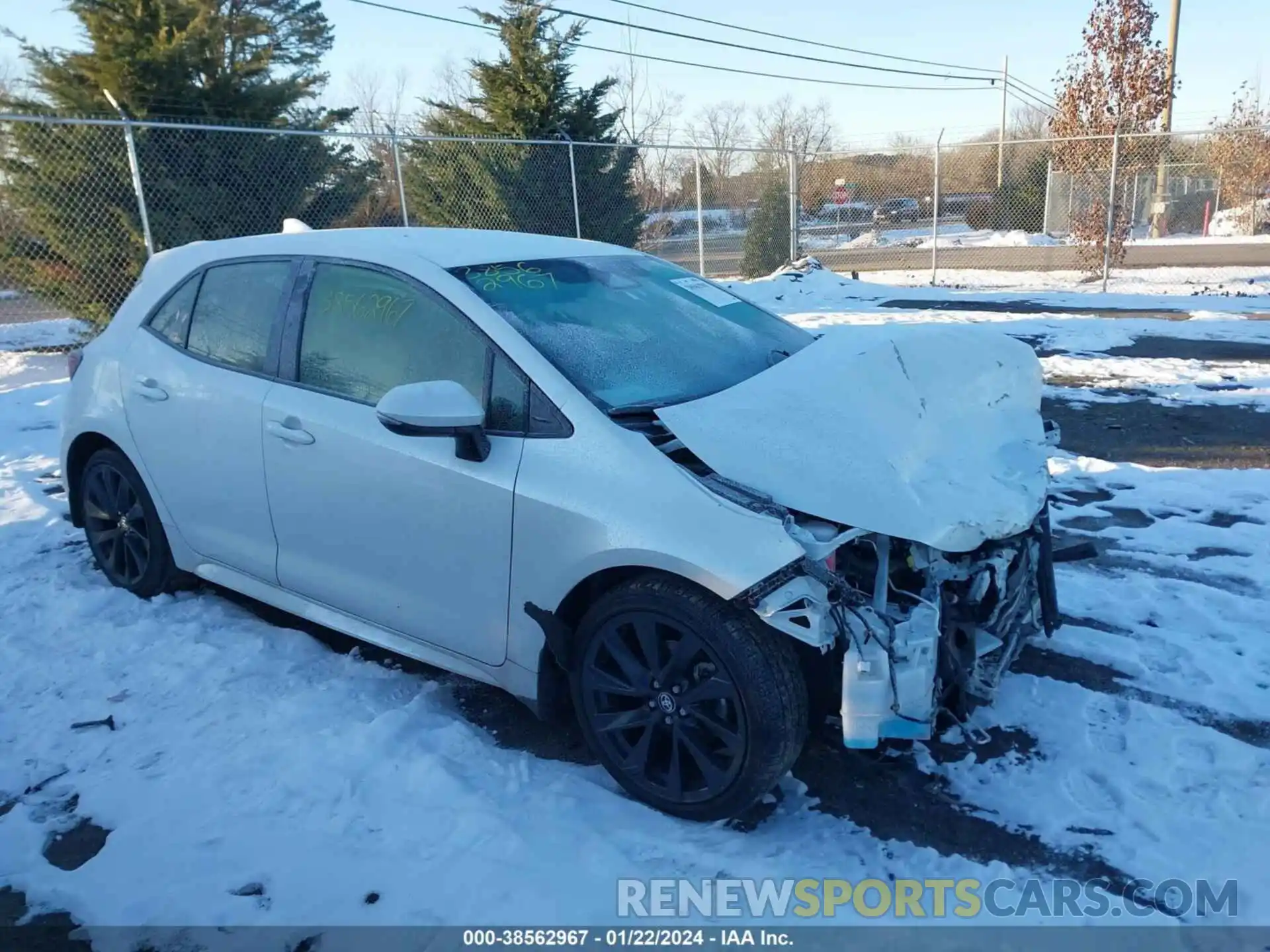 1 Photograph of a damaged car JTNC4MBEXP3198155 TOYOTA COROLLA 2023