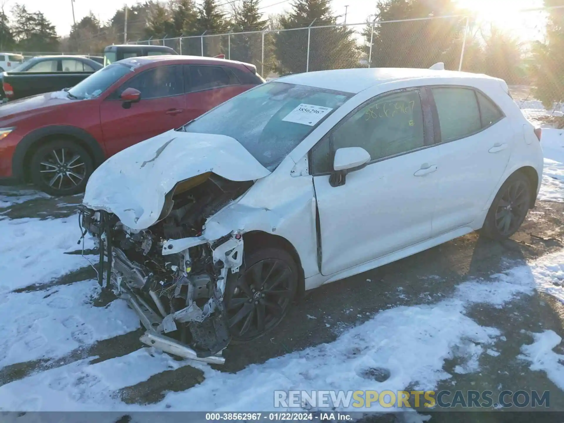 2 Photograph of a damaged car JTNC4MBEXP3198155 TOYOTA COROLLA 2023