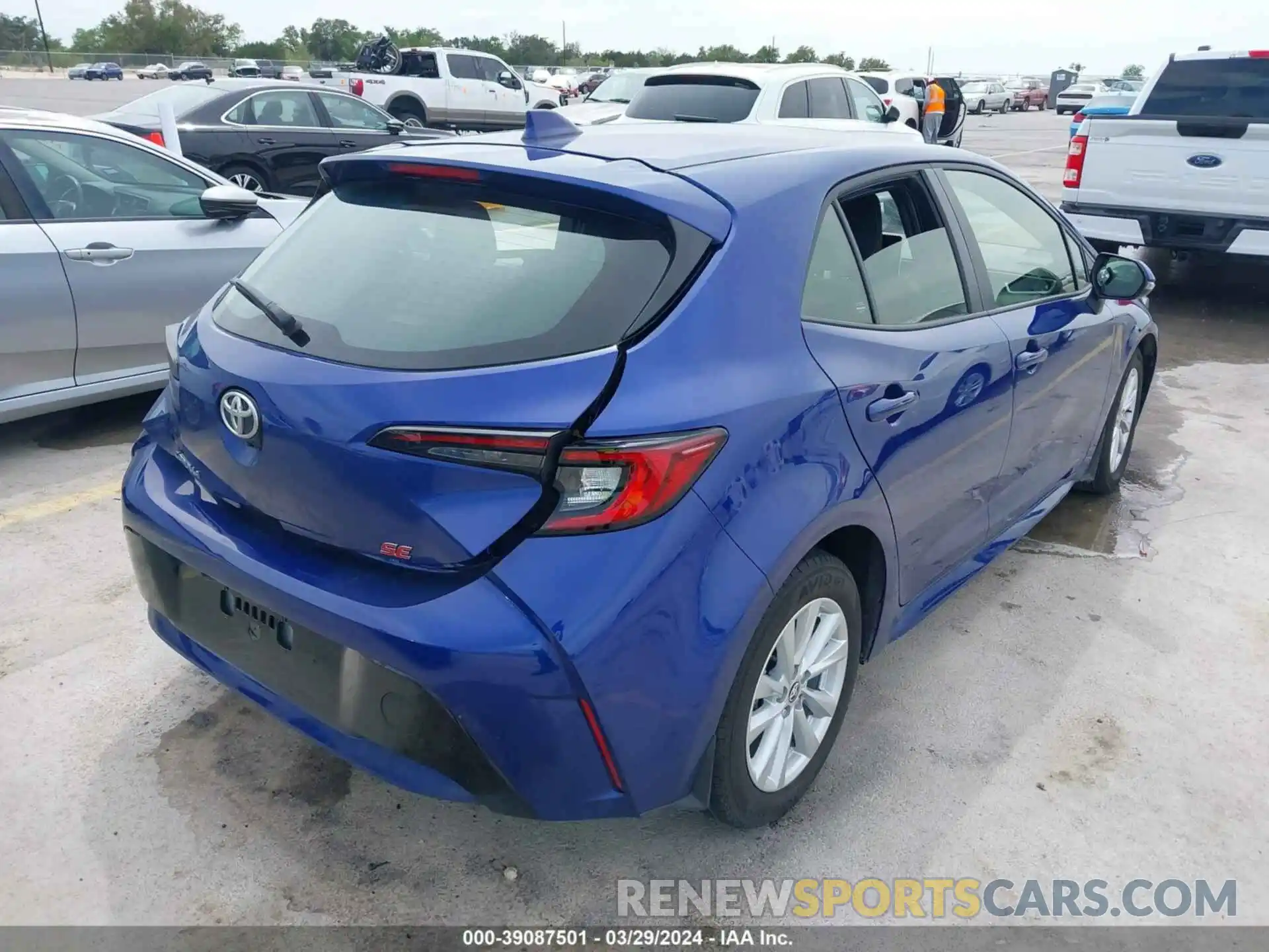 4 Photograph of a damaged car JTND4MBE1P3213503 TOYOTA COROLLA 2023